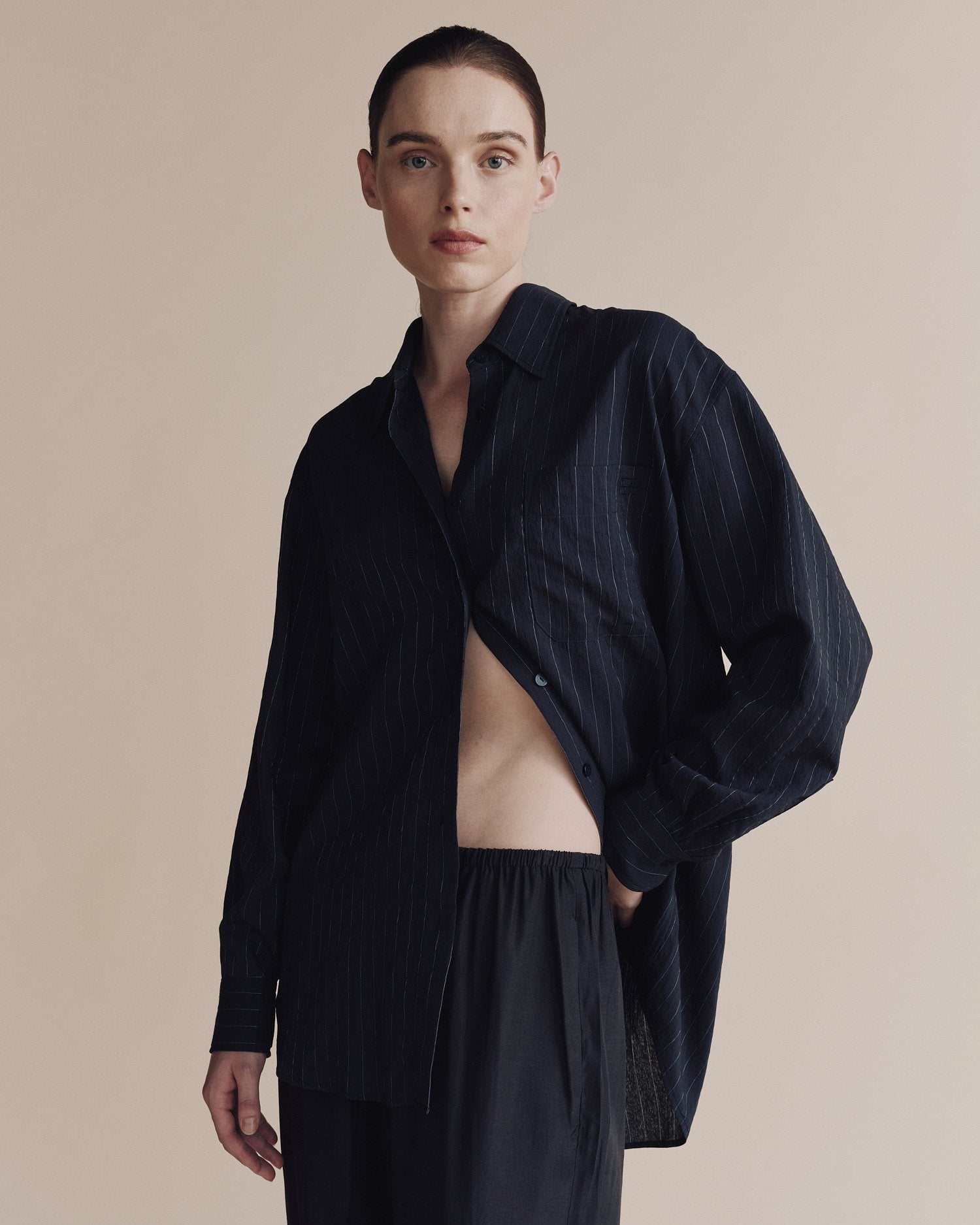 Stripe Oversized Shirt