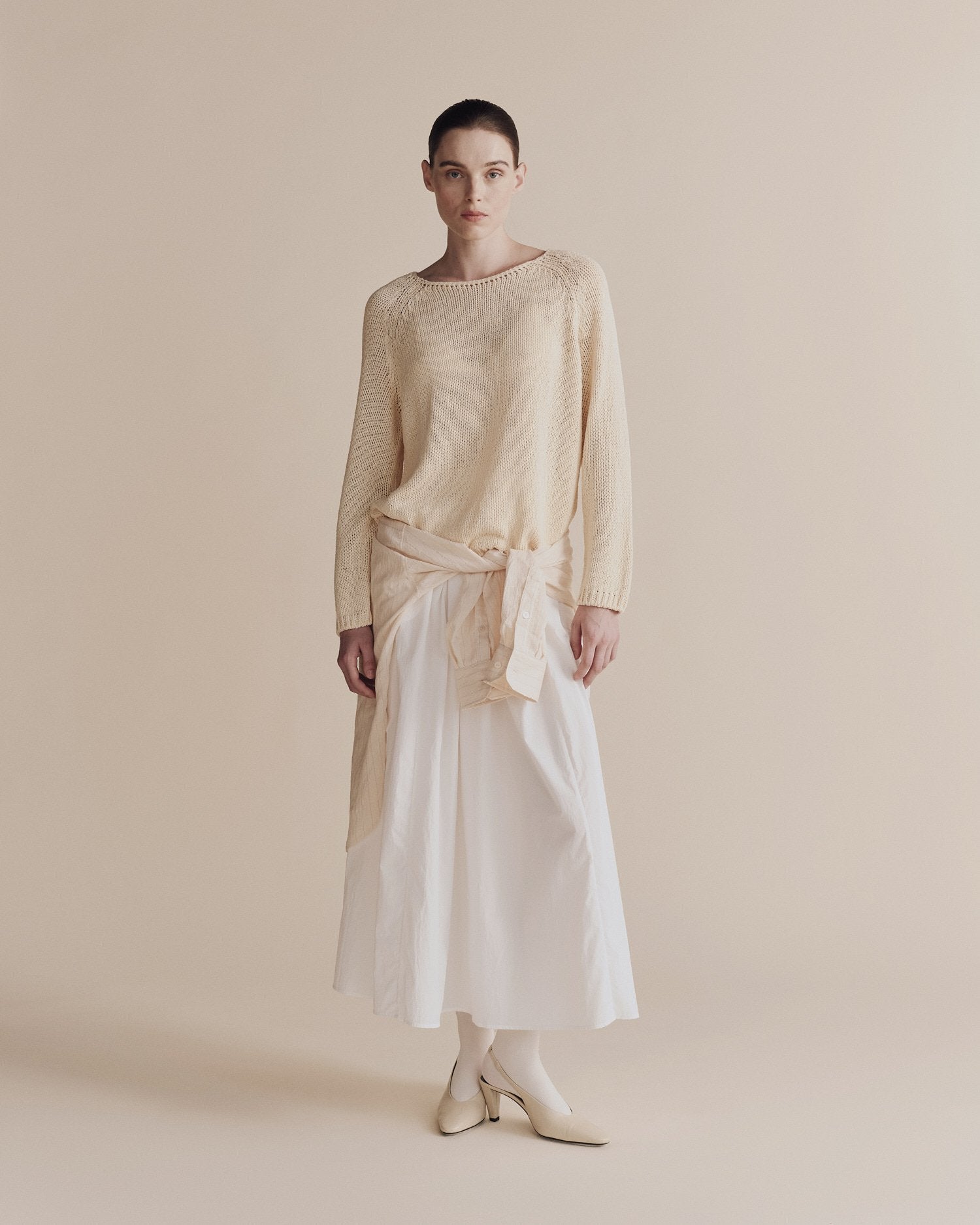 Gathered Maxi Skirt
