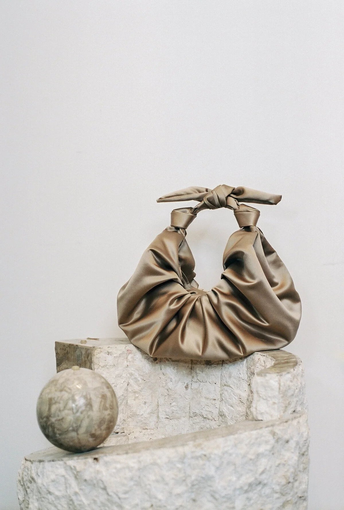 Kimi Satin XL Croissant Bag