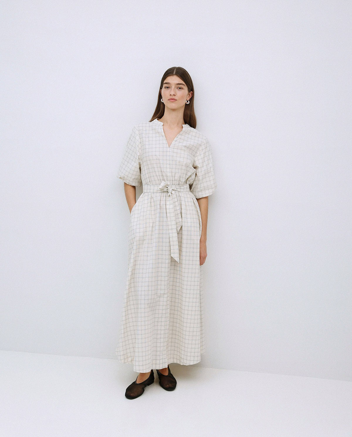 Long Plaid Dress