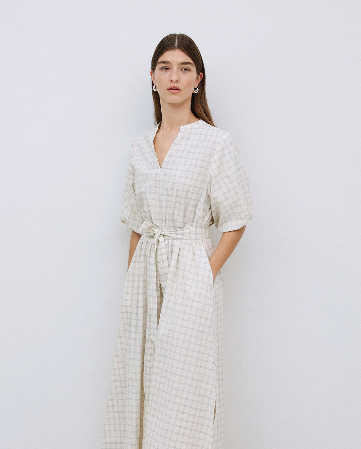 Long Plaid Dress