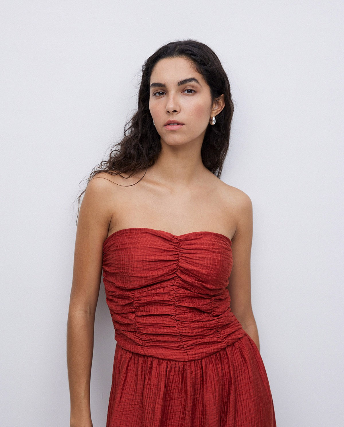 Long Draped Dress
