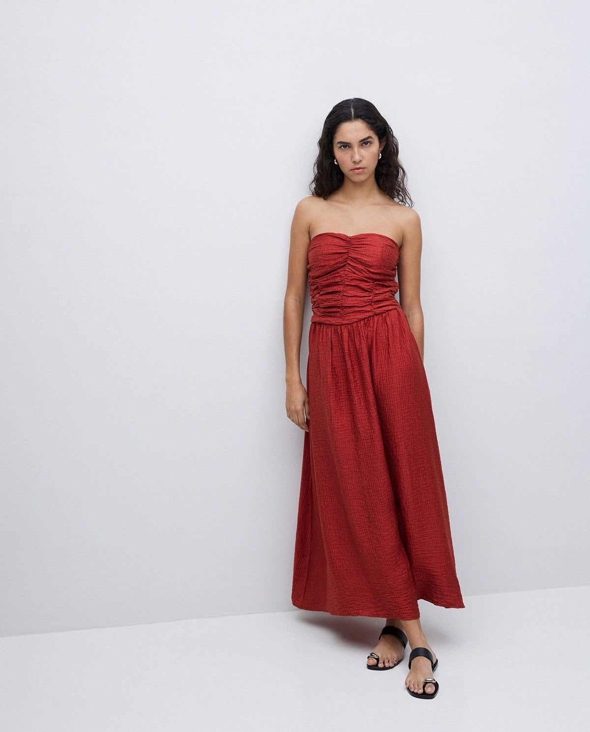 Long Draped Dress