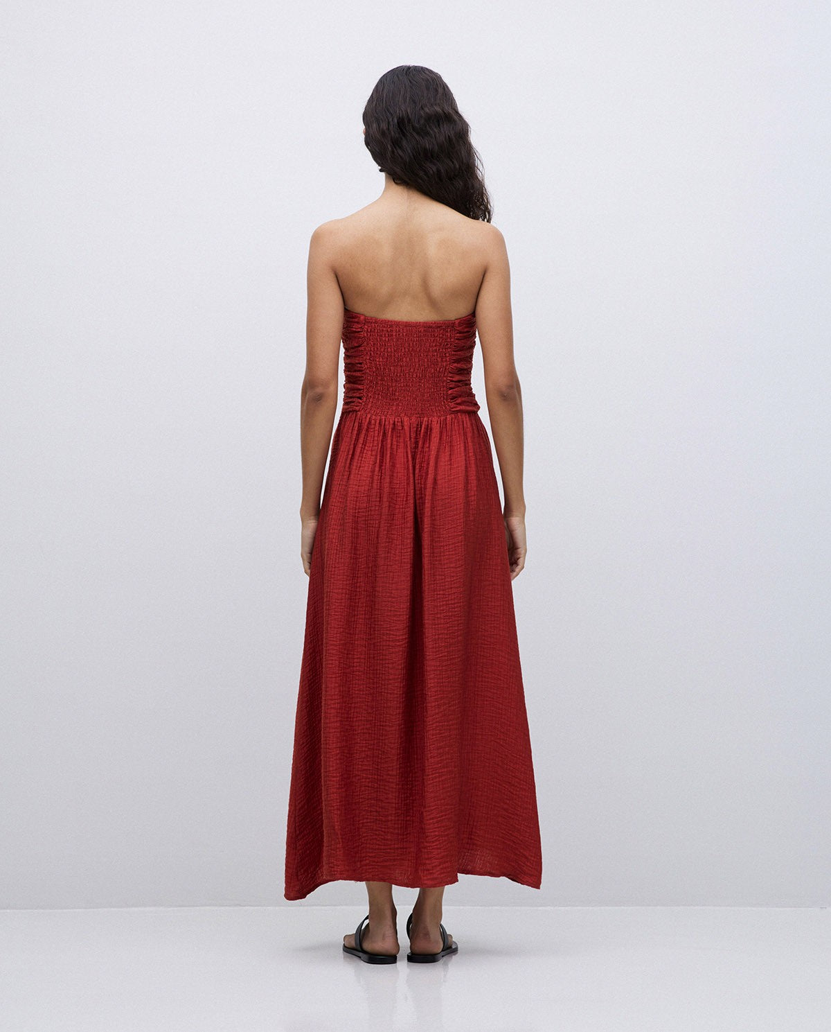 Long Draped Dress