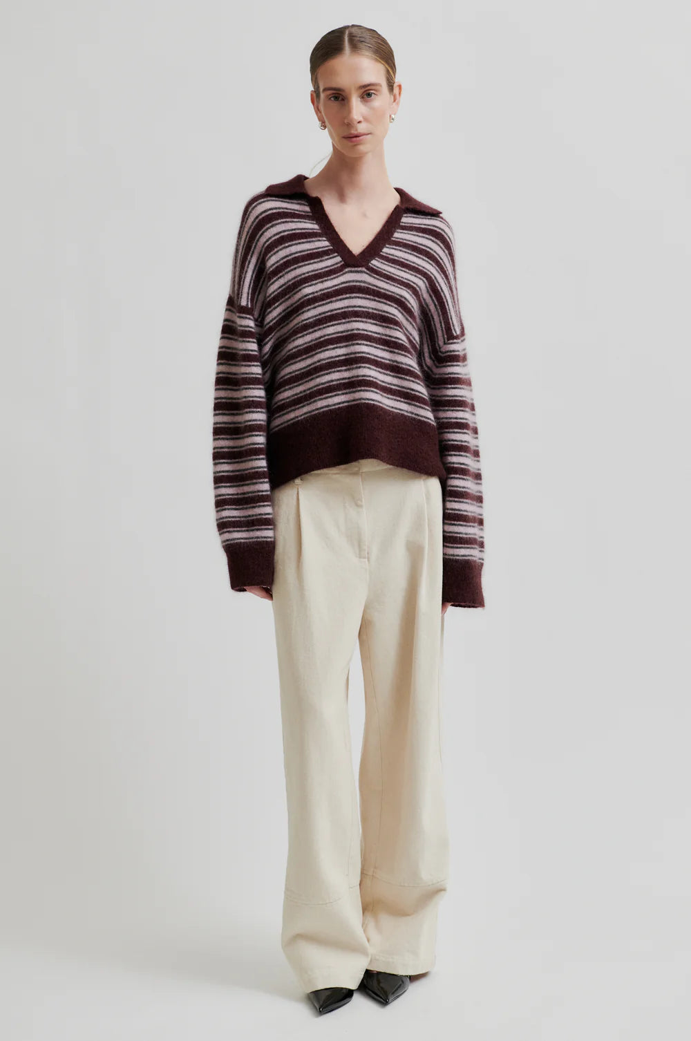 Vienna Knit Collar Sweater