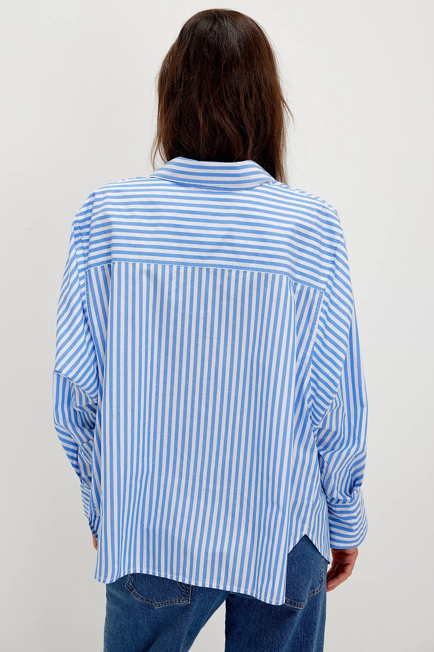 Sabine Tailored Oxford Stripe Shirt