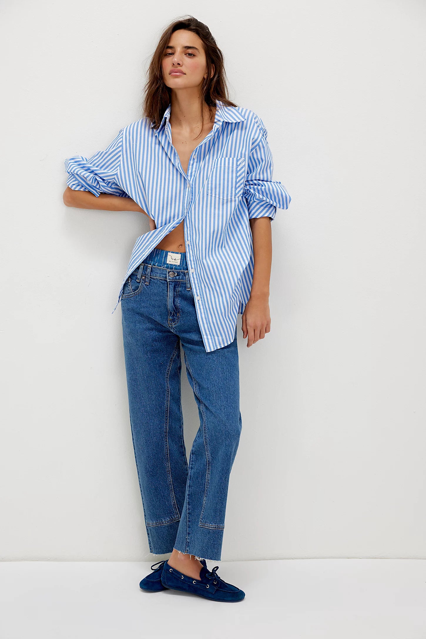 Sabine Tailored Oxford Stripe Shirt