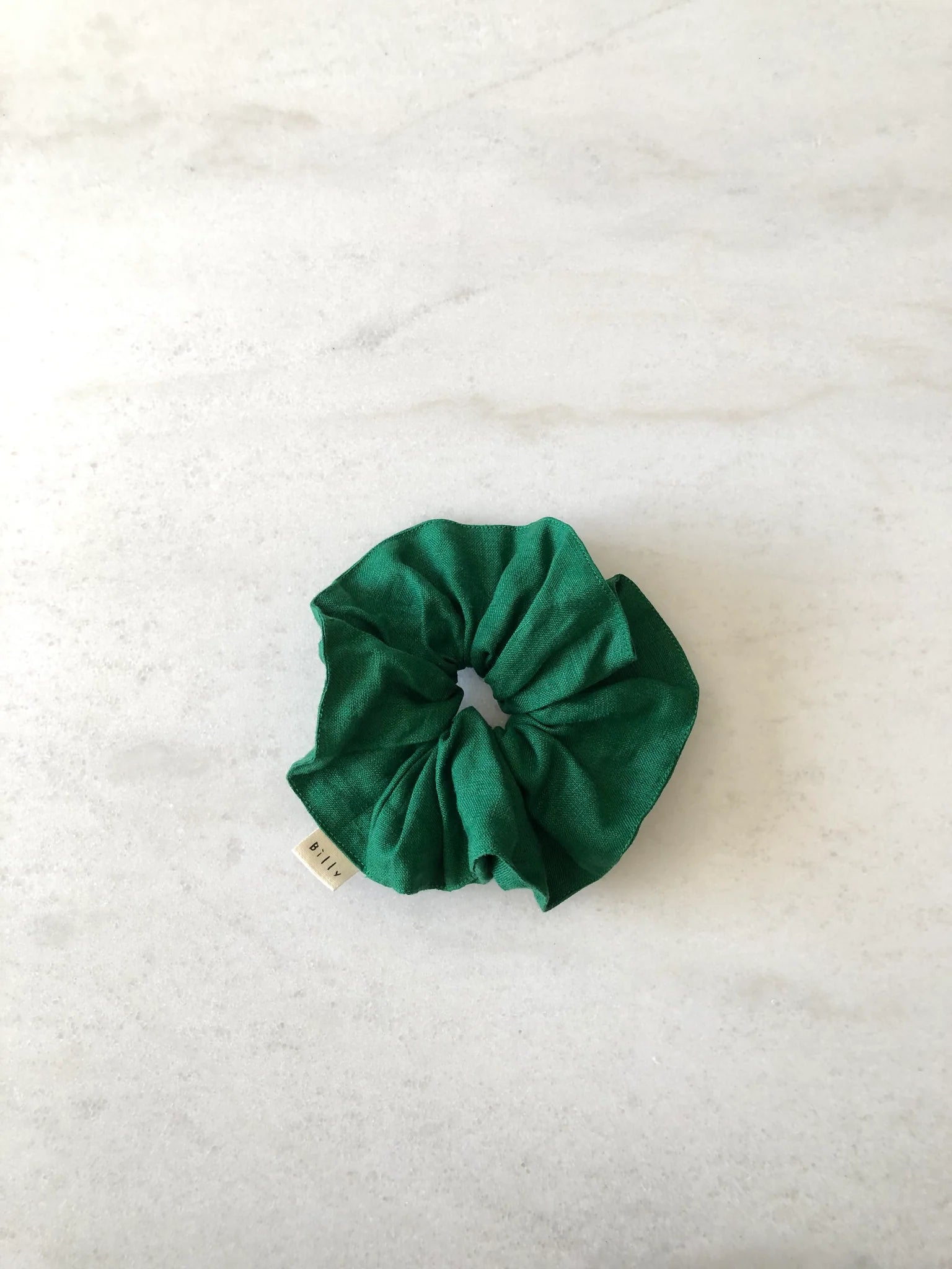 Large Pure Linen Scrunchie