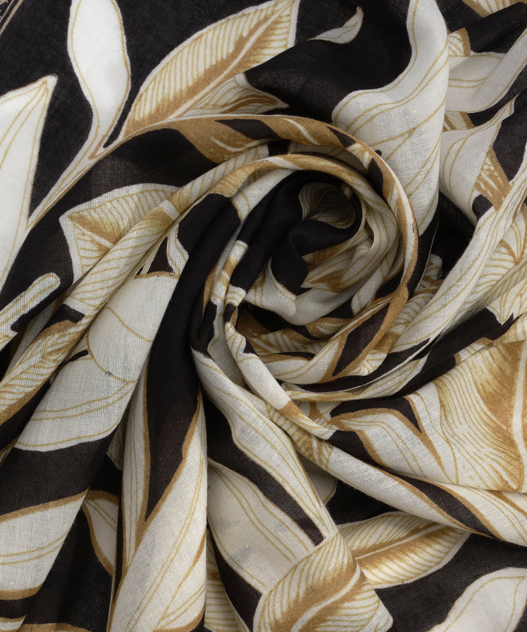 Golden Palm Pareo Black
