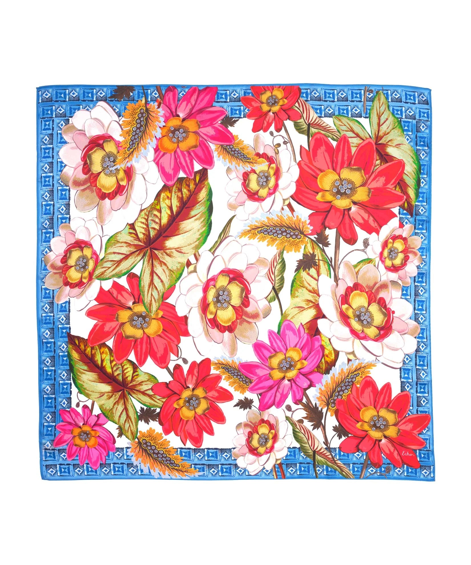 Tropical Floral Square