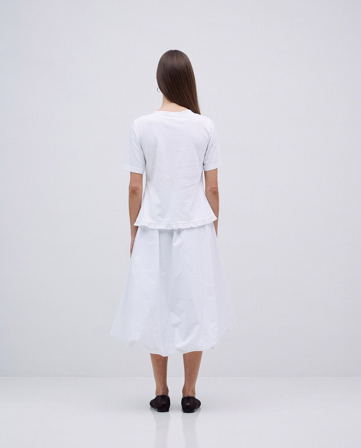 Poplin Balloon Skirt