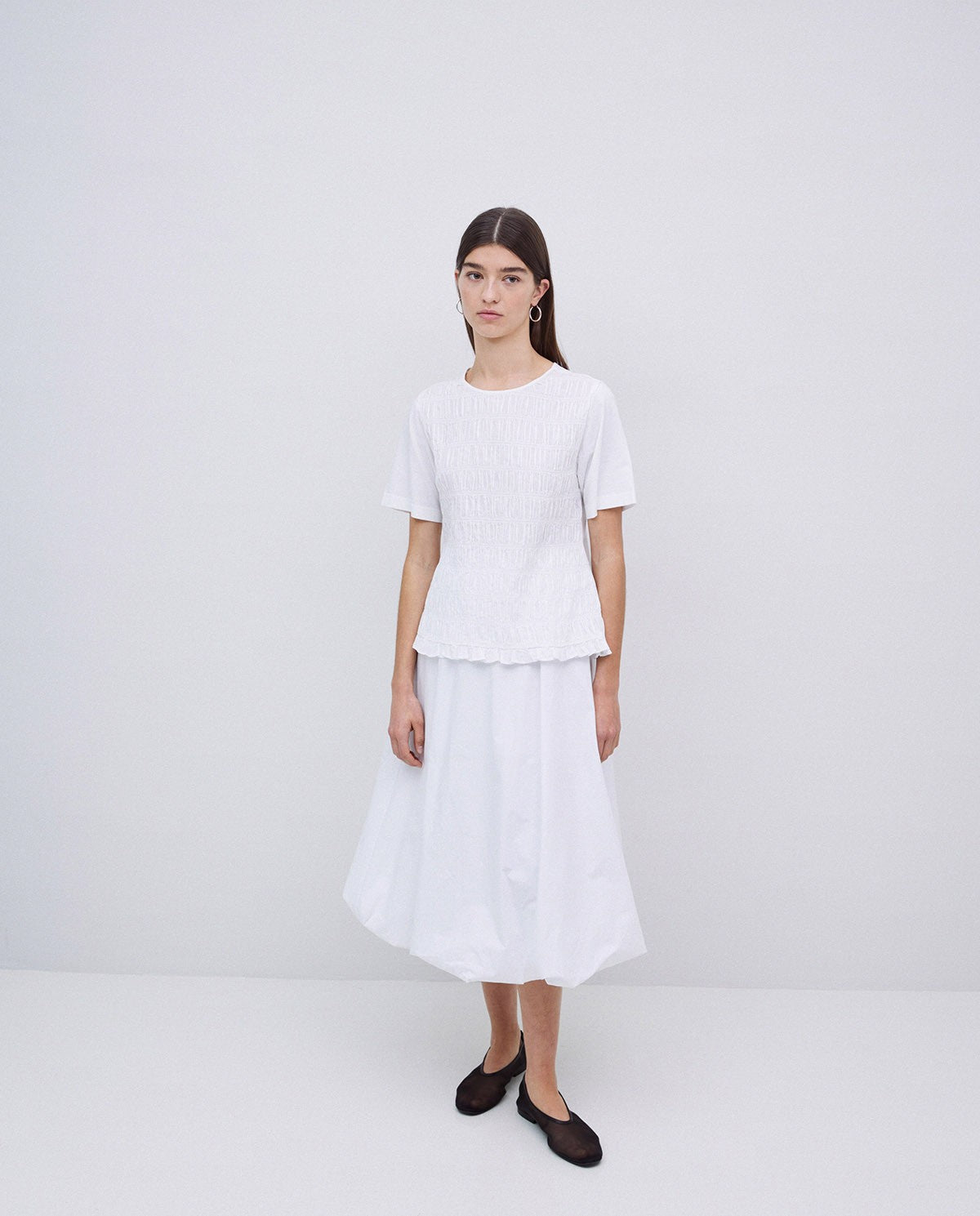 Poplin Balloon Skirt