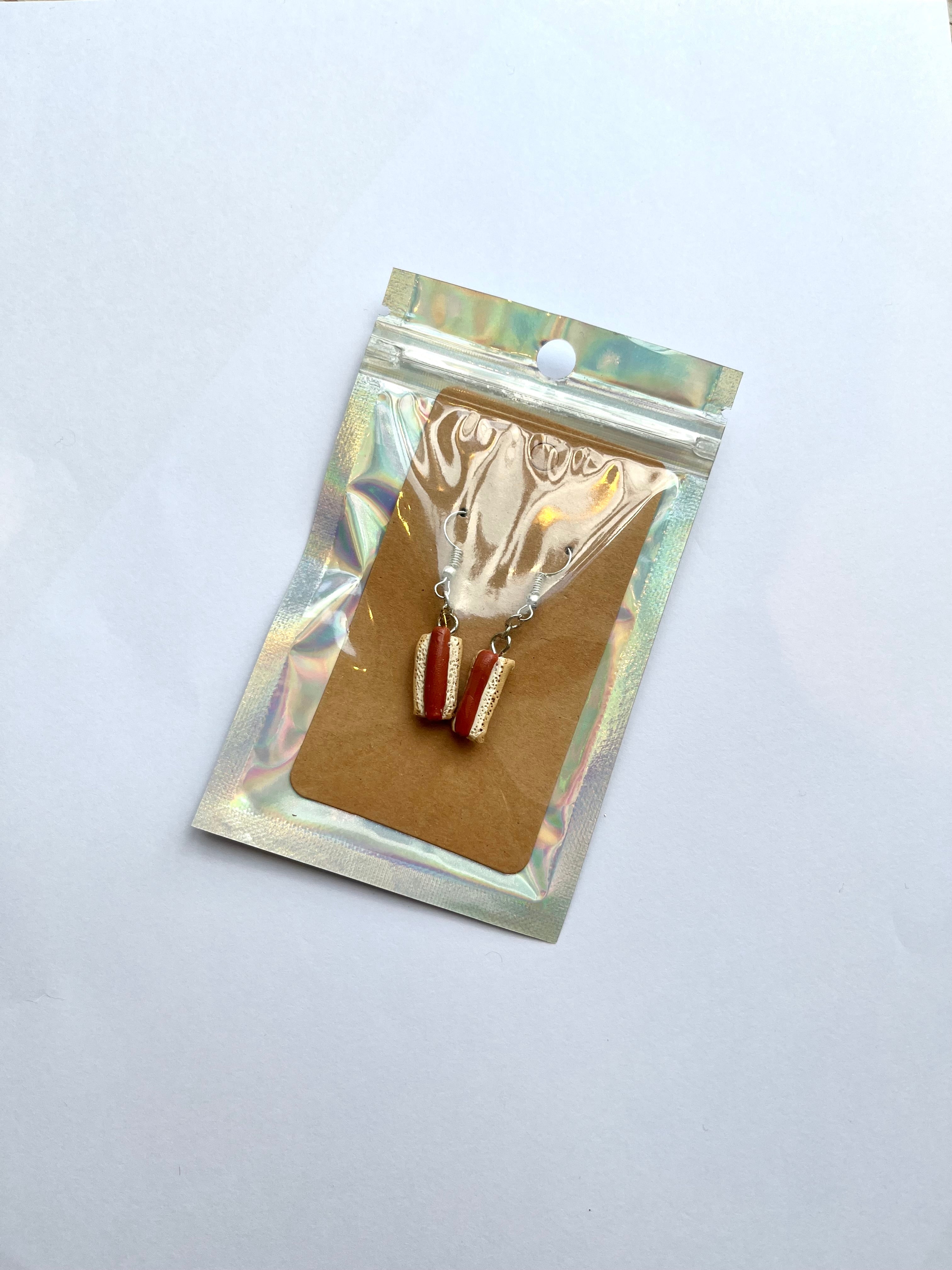 Hot Dog Earrings