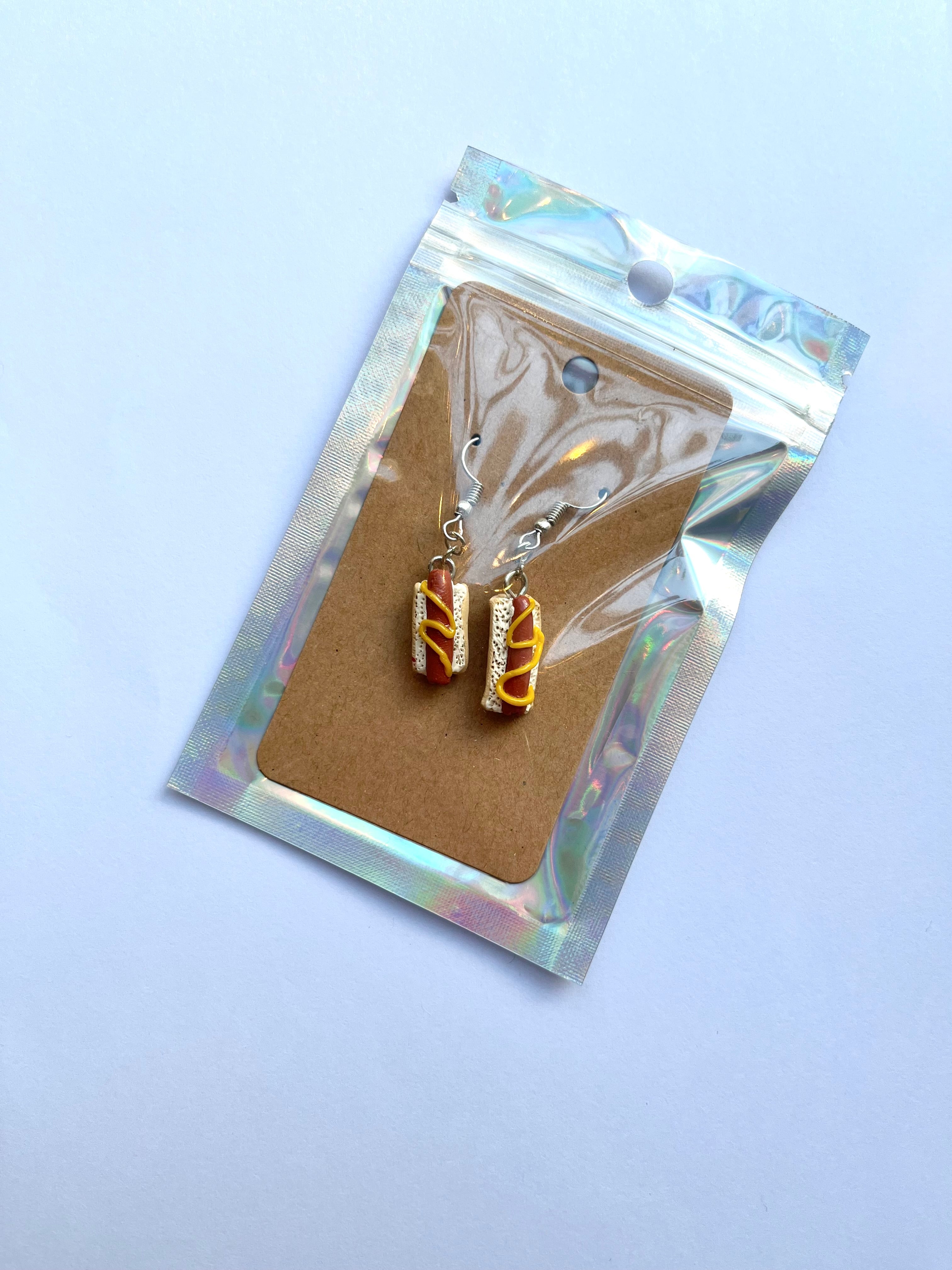 Hot Dog Earrings