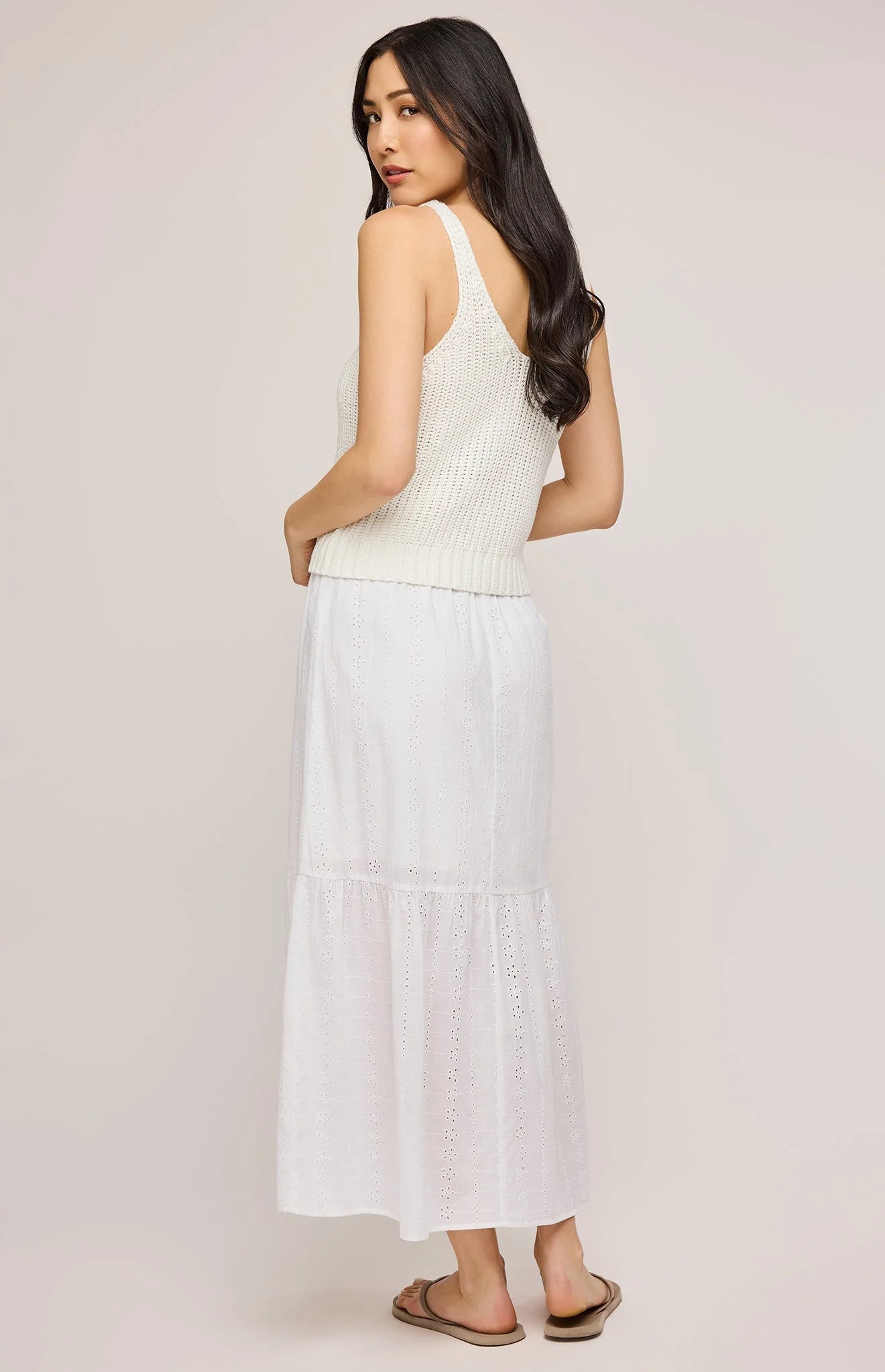 Madrid Eyelet Skirt