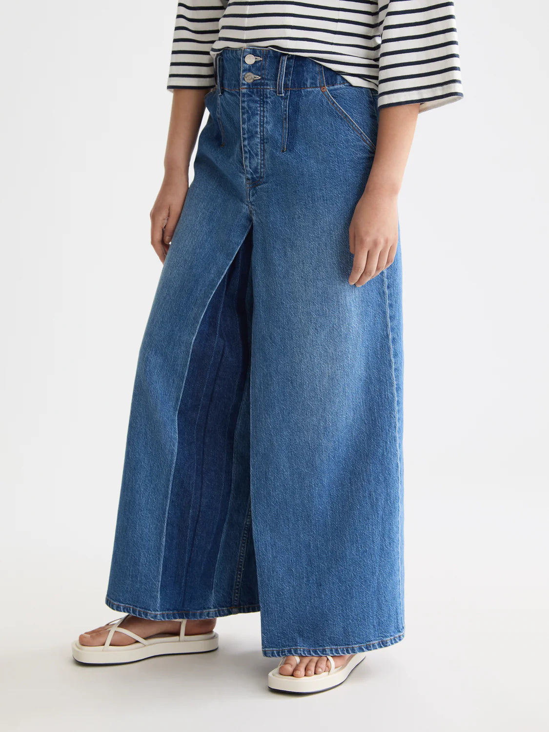 The Wave Cropped Wide Leg