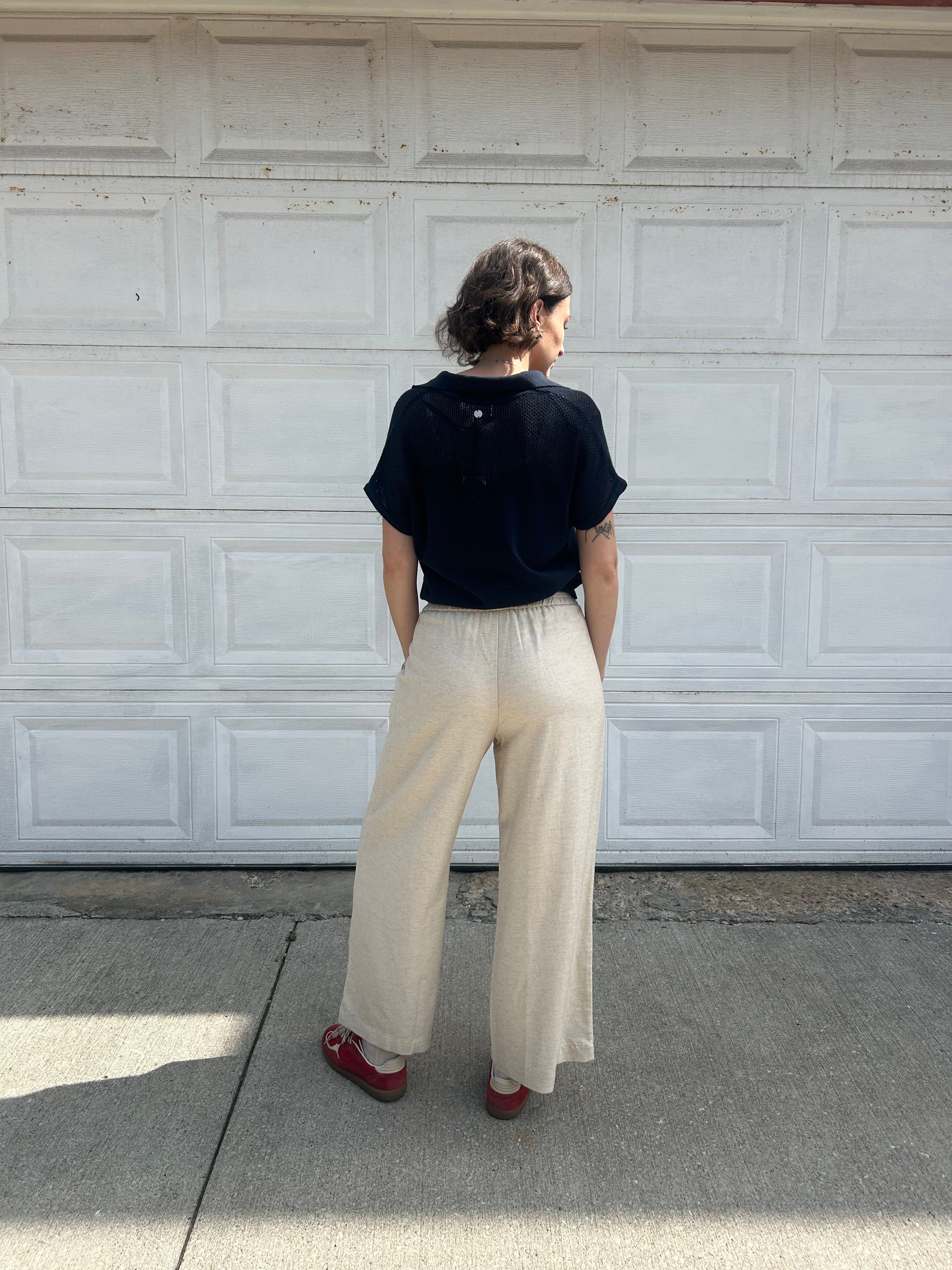 Cropped V-Neck Vest
