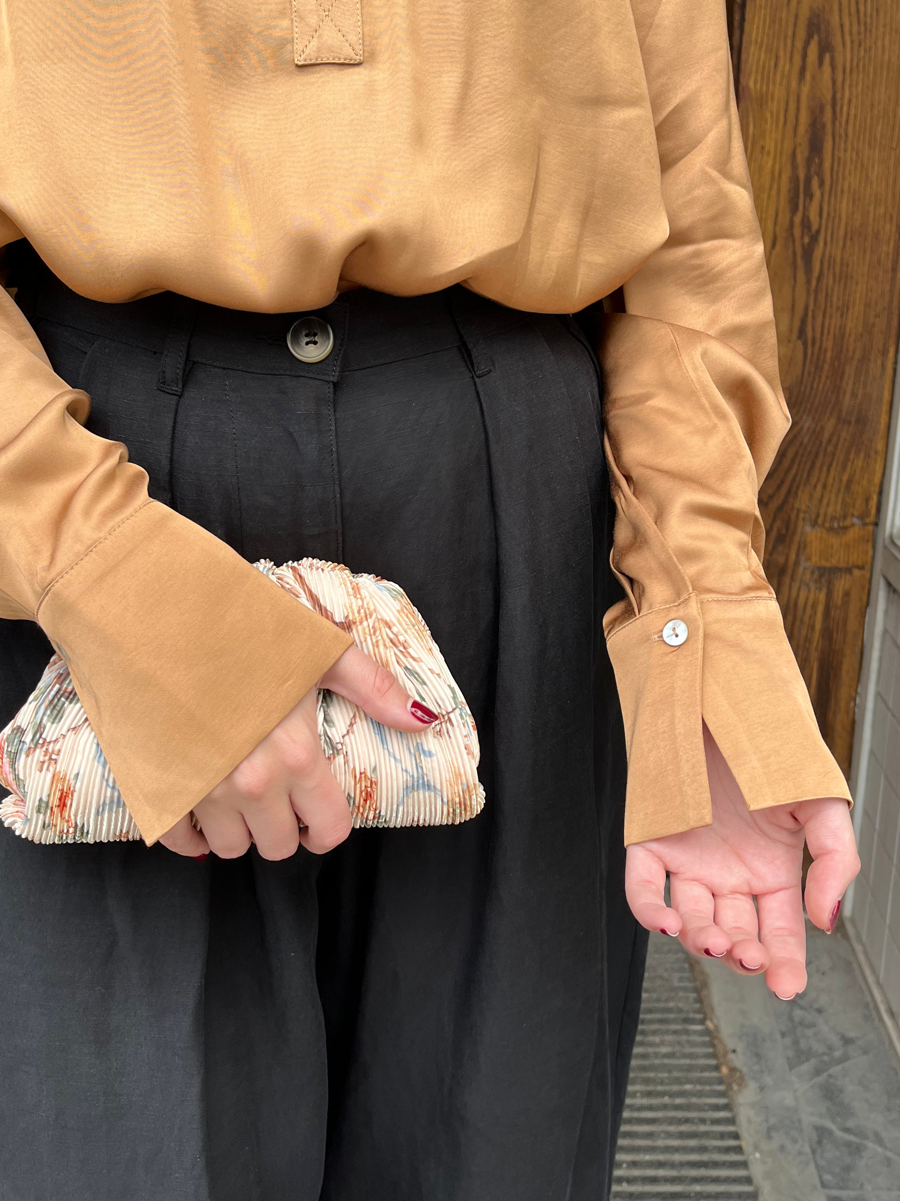 Slinky Button Blouse