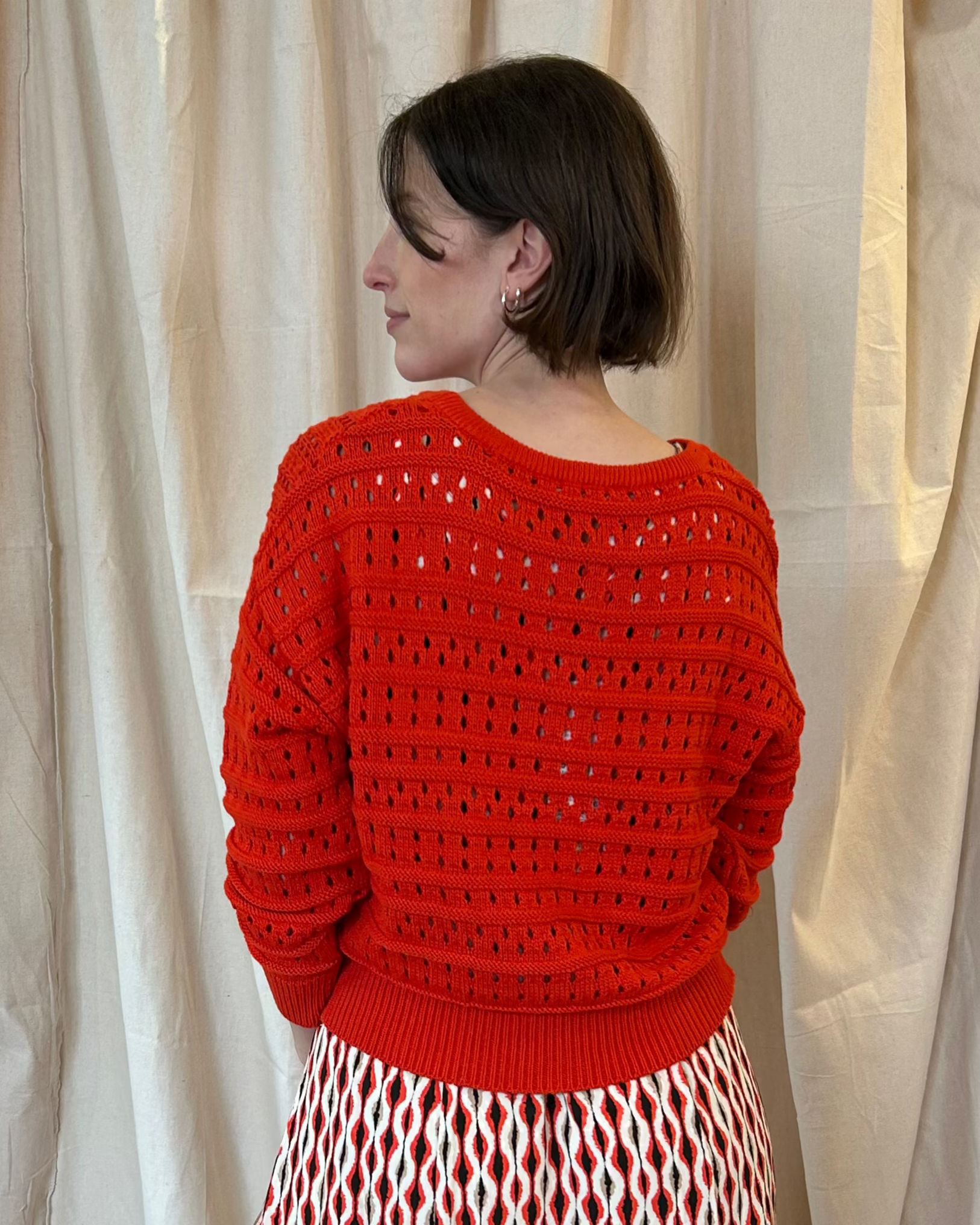 Open Knit Sweater