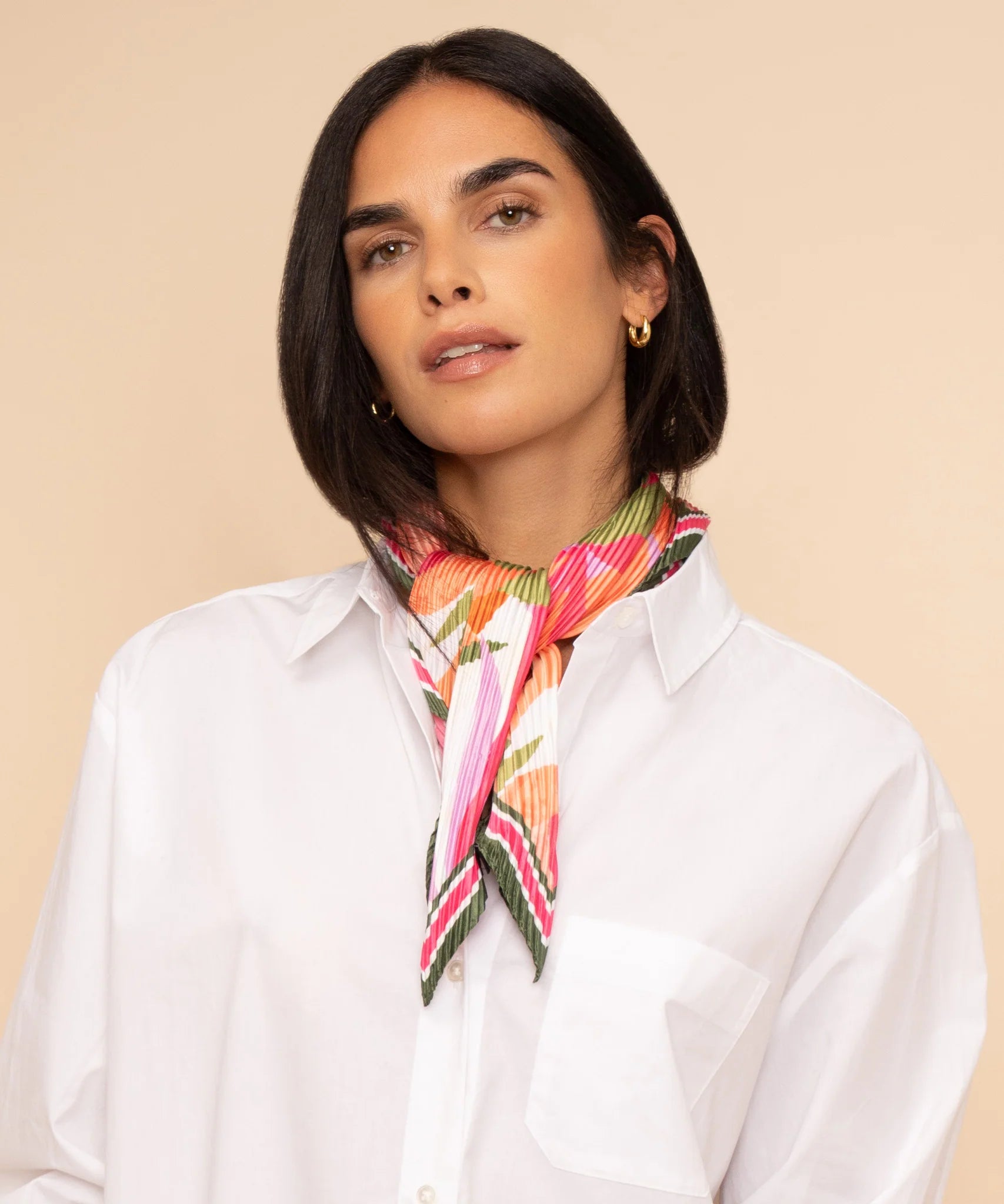 Paper Palms Pleated Diamond