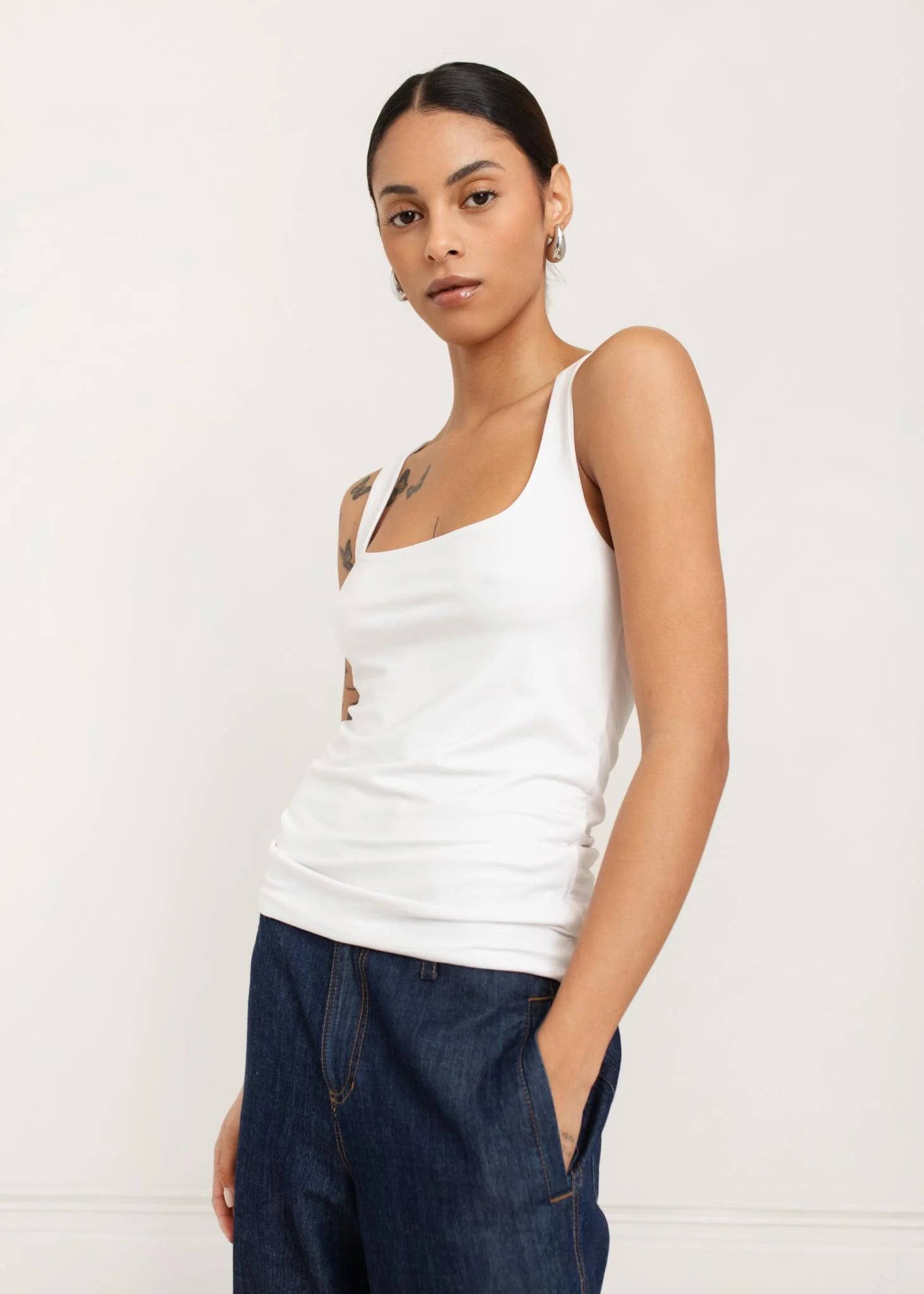 Alina Double Layered Tank