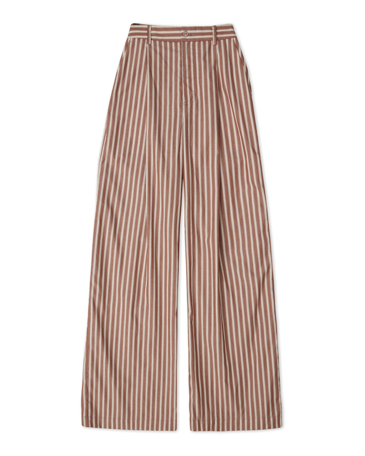 Wide Leg Cotton Trouser