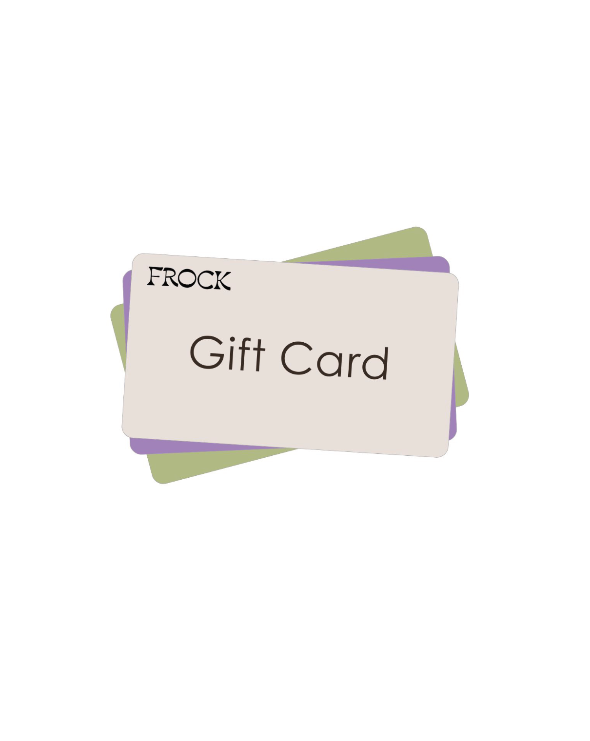 Frock Gift Card - Frock Toronto