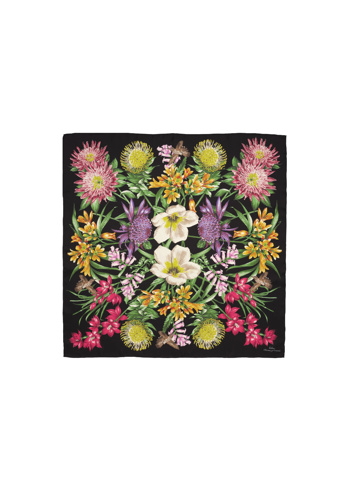 Blooms Of Oceania Silk Square