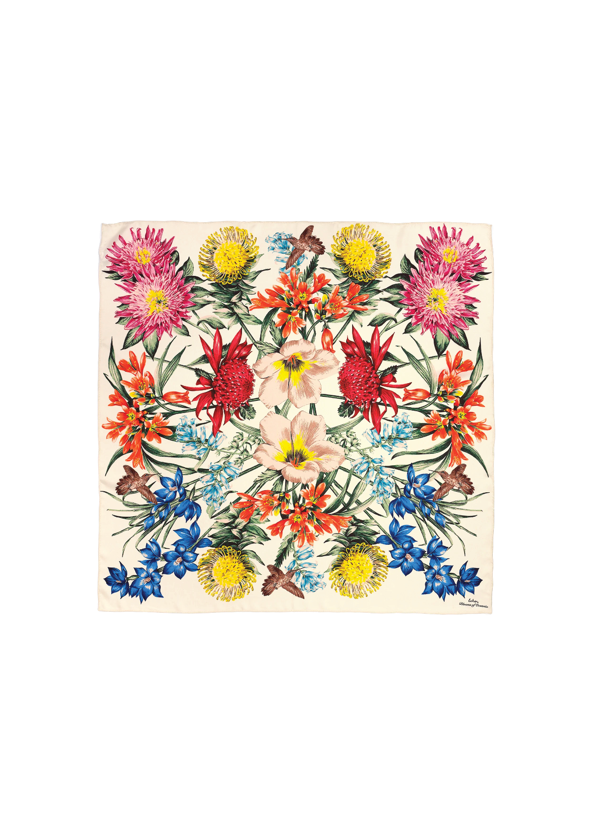 Blooms Of Oceania Silk Square