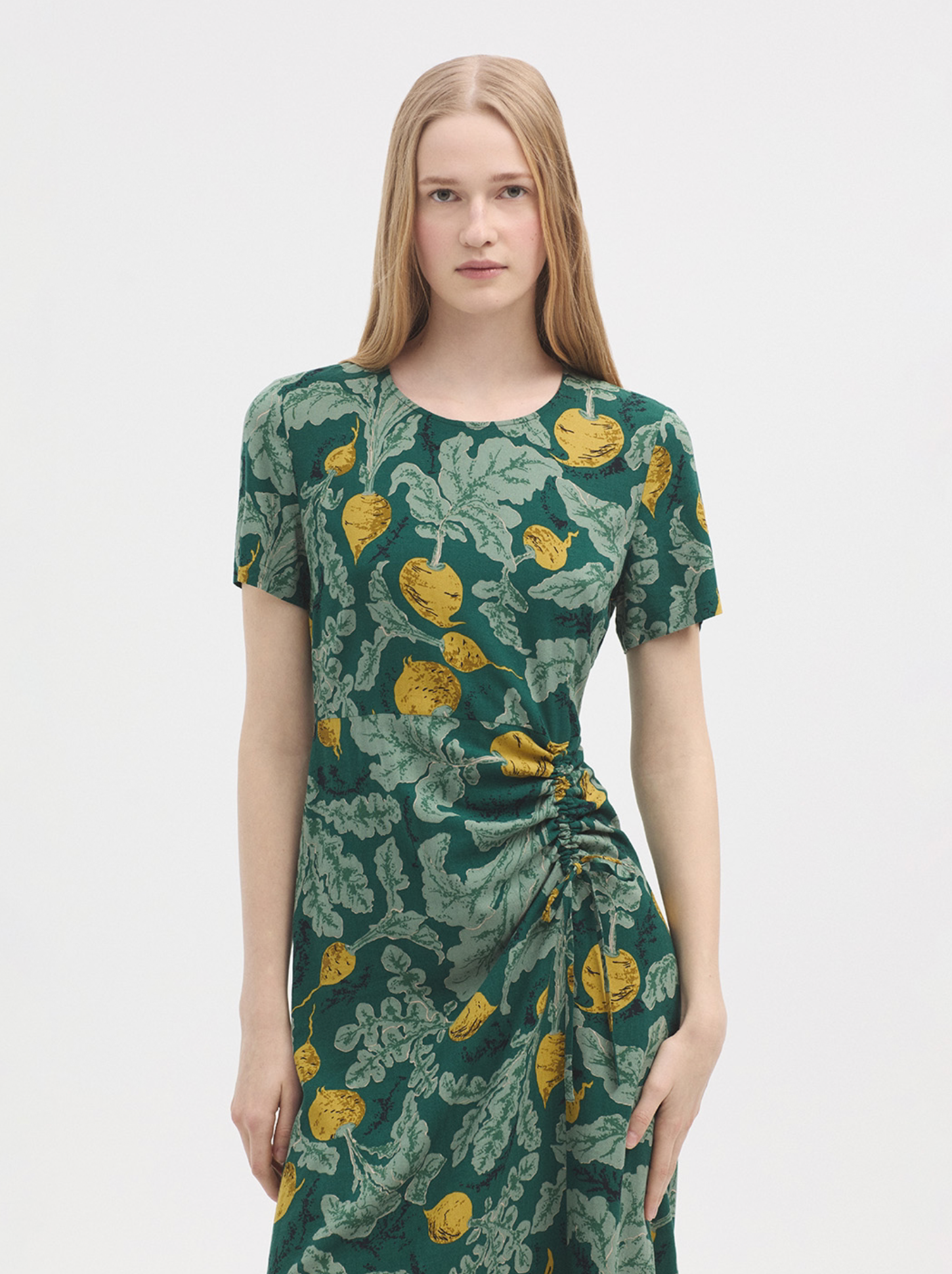 Beets Print Dress
