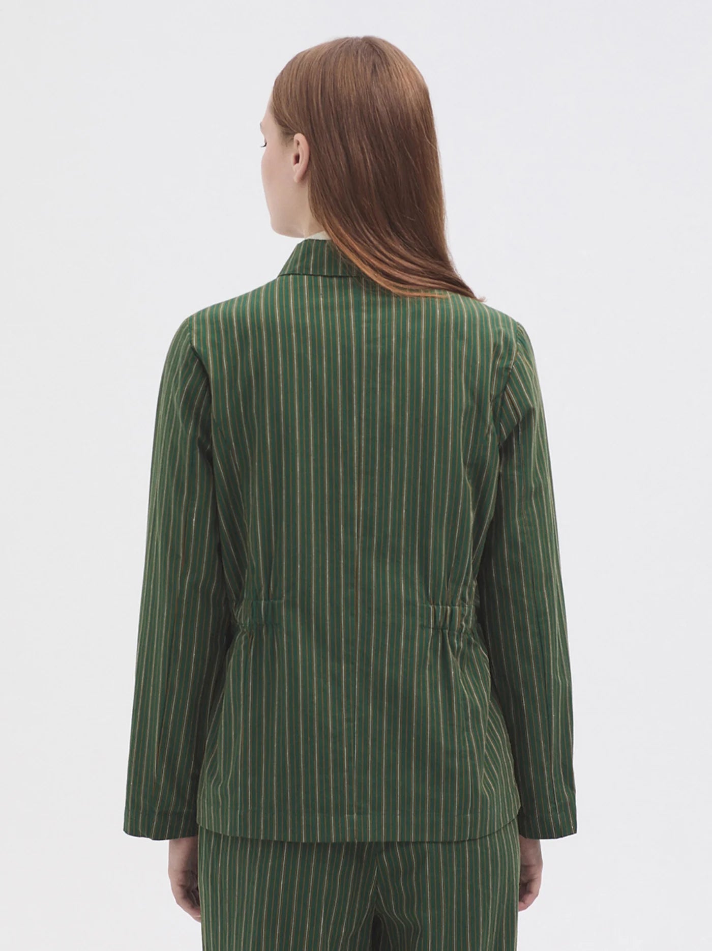 Two-Tone Woven Stripe Jacket