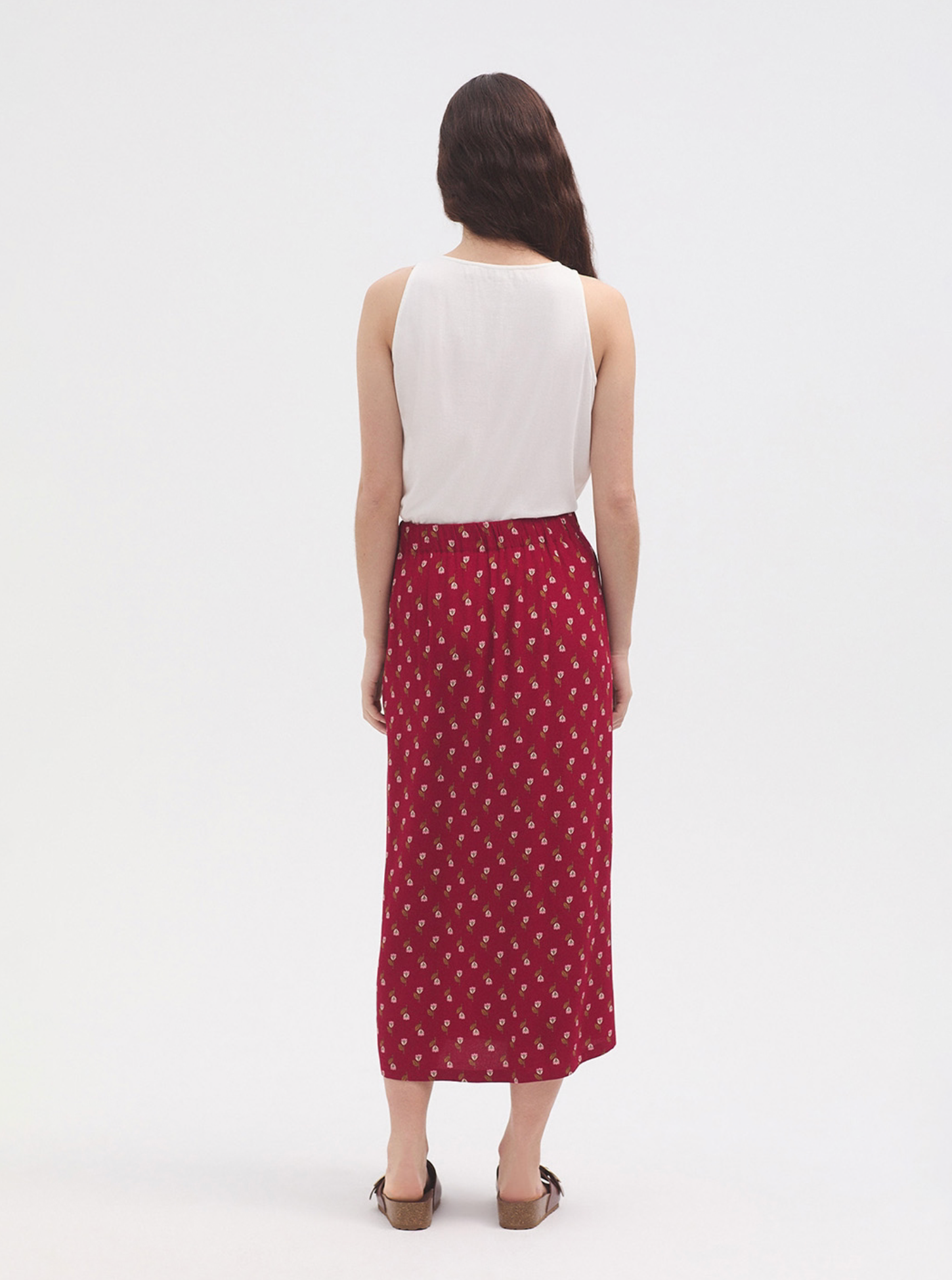 Little Samoa Print Wrap Skirt