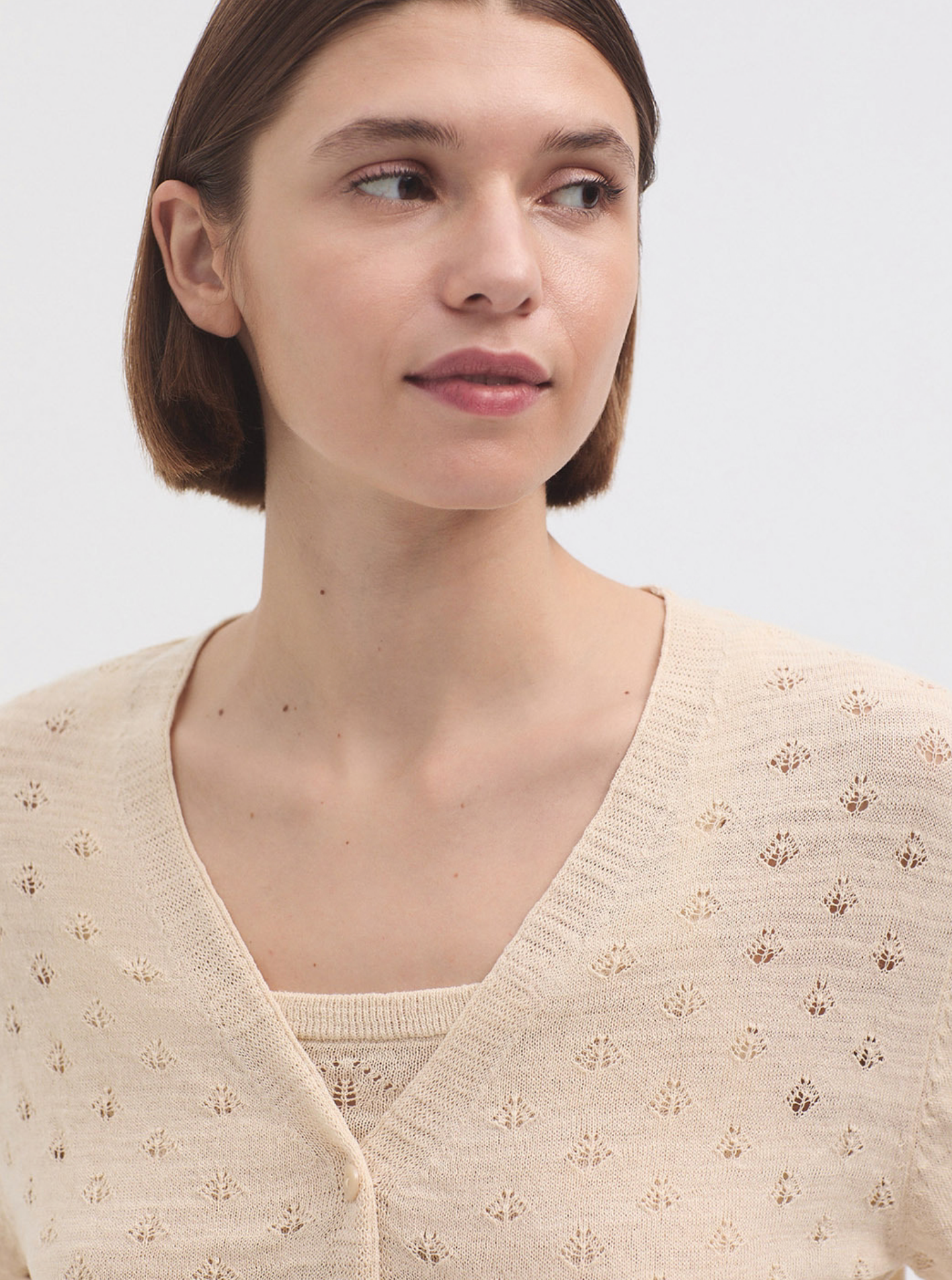 Openwork Cardigan
