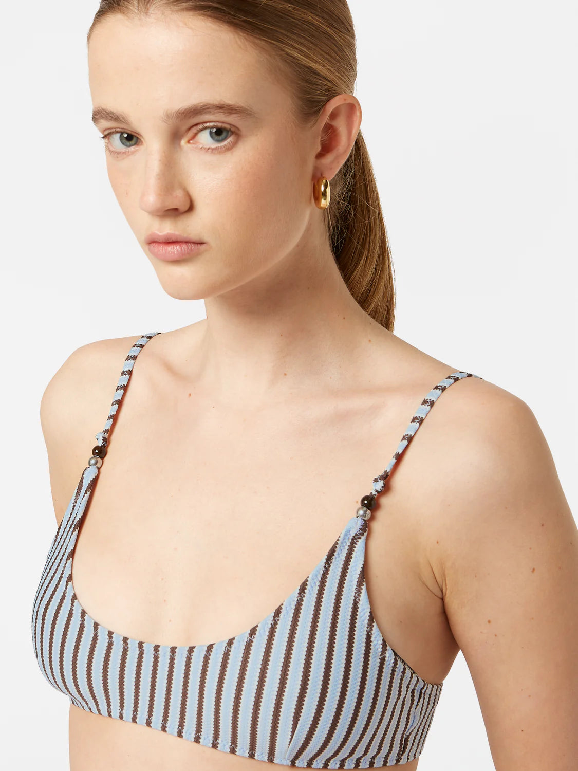 Striped Bikini Top