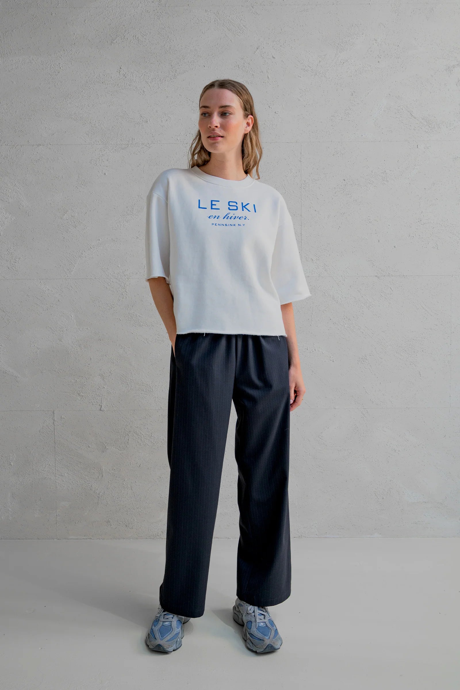 Monochrome Pinstripe Trouser