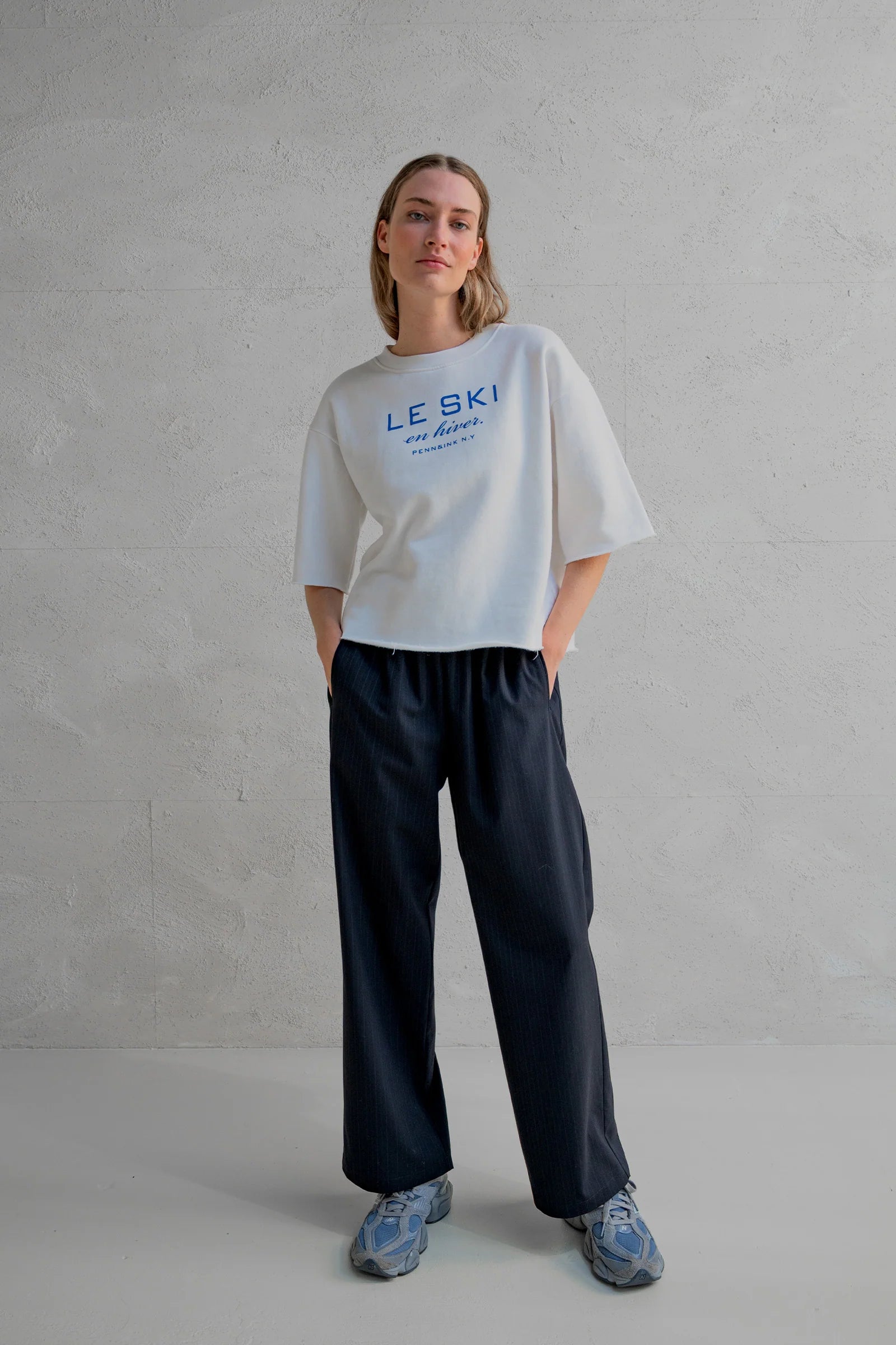Monochrome Pinstripe Trouser