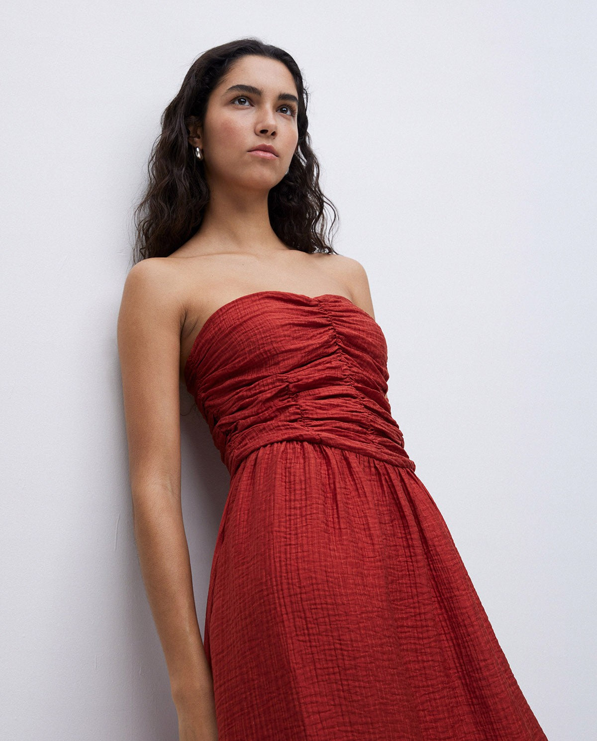Long Draped Dress