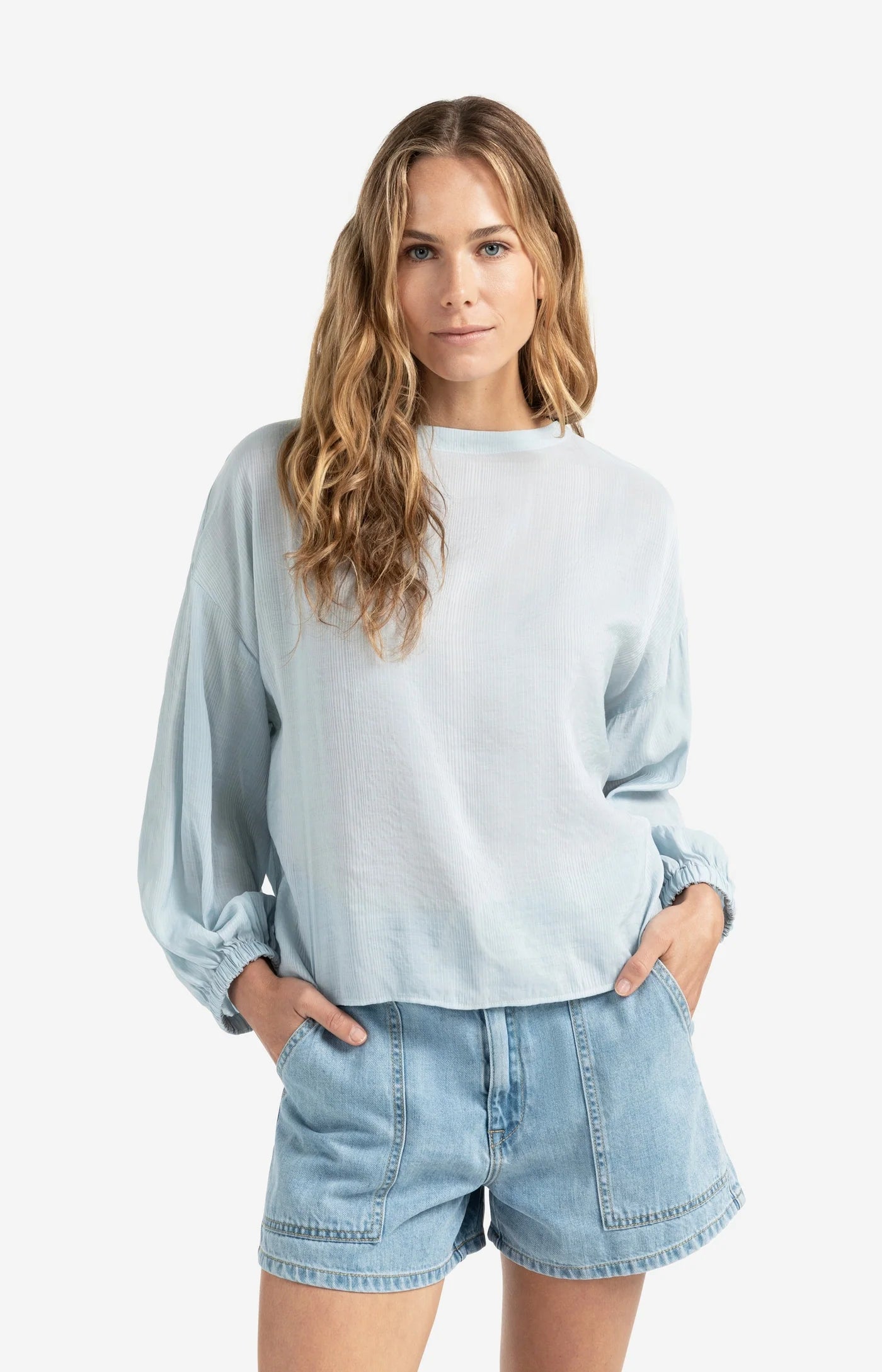 Flowy Crinkle Top