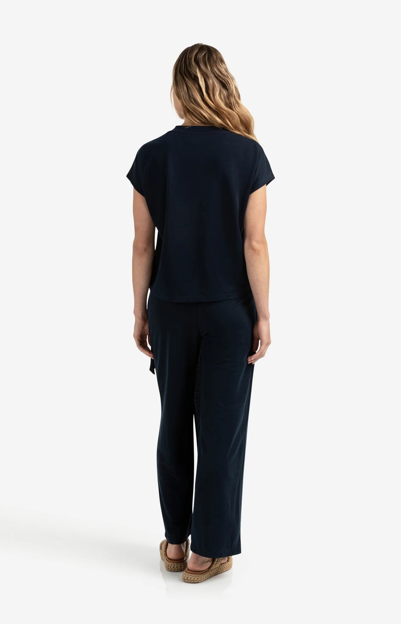 Jersey Wrap Skirt Trouser