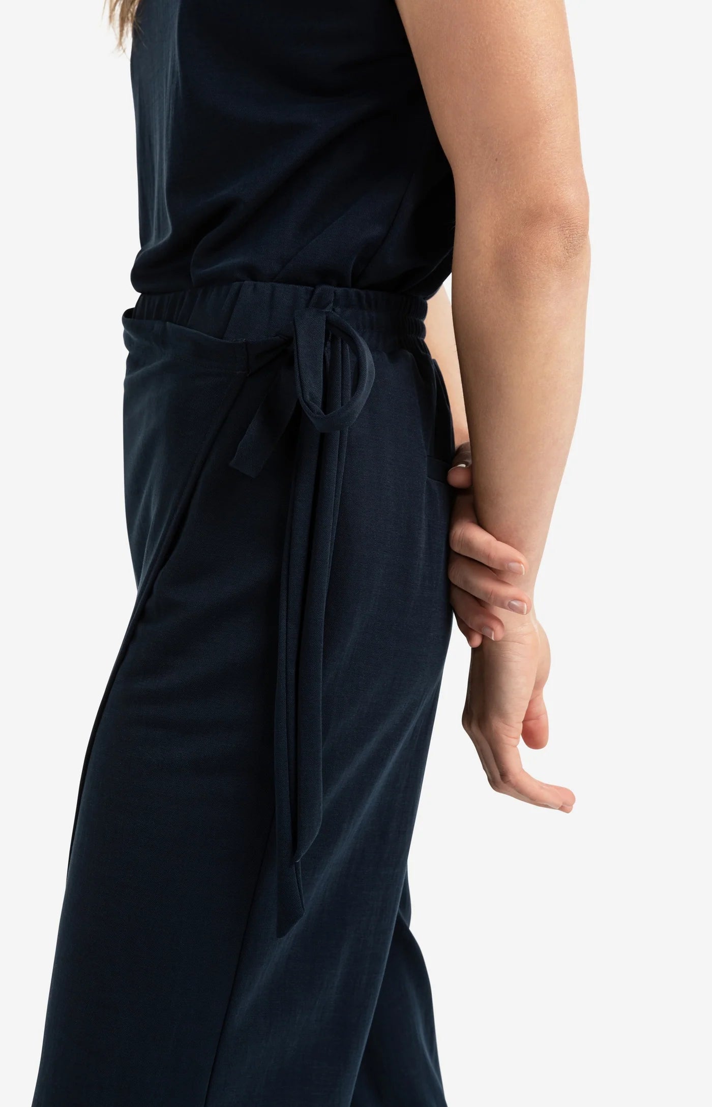 Jersey Wrap Skirt Trouser