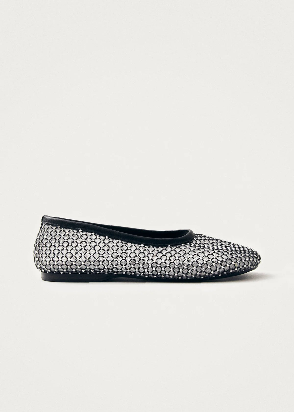 Lorain Mesh Glow Leather Ballet Flats