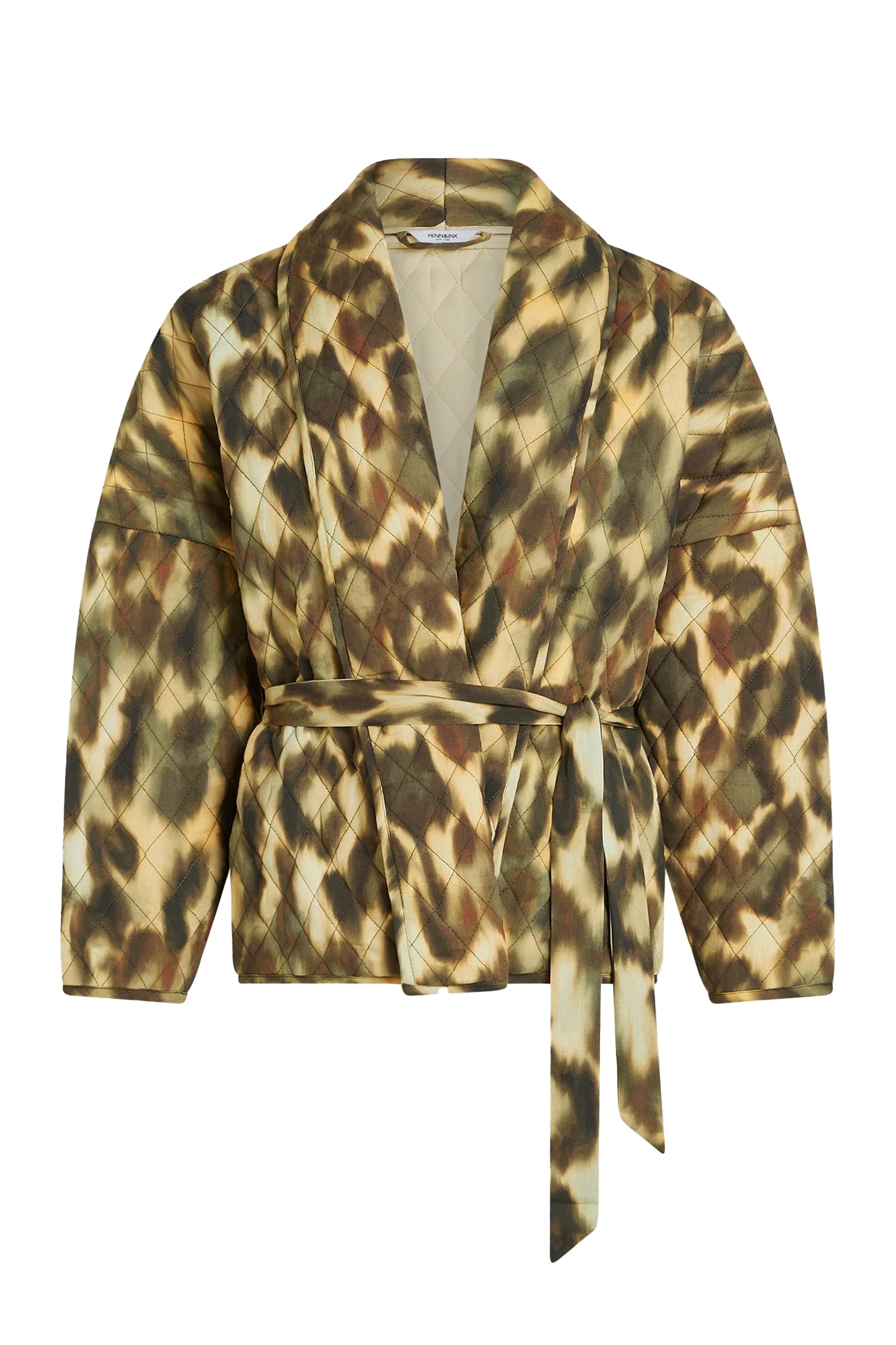 Quilted AOP Jacket