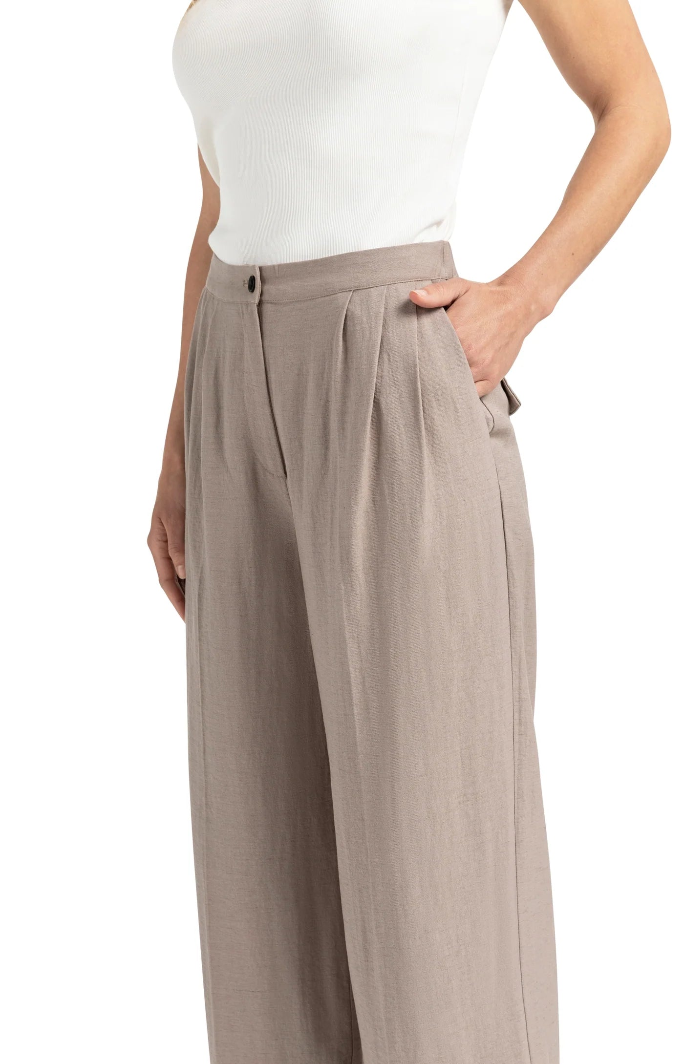 Structured Woven Trouser