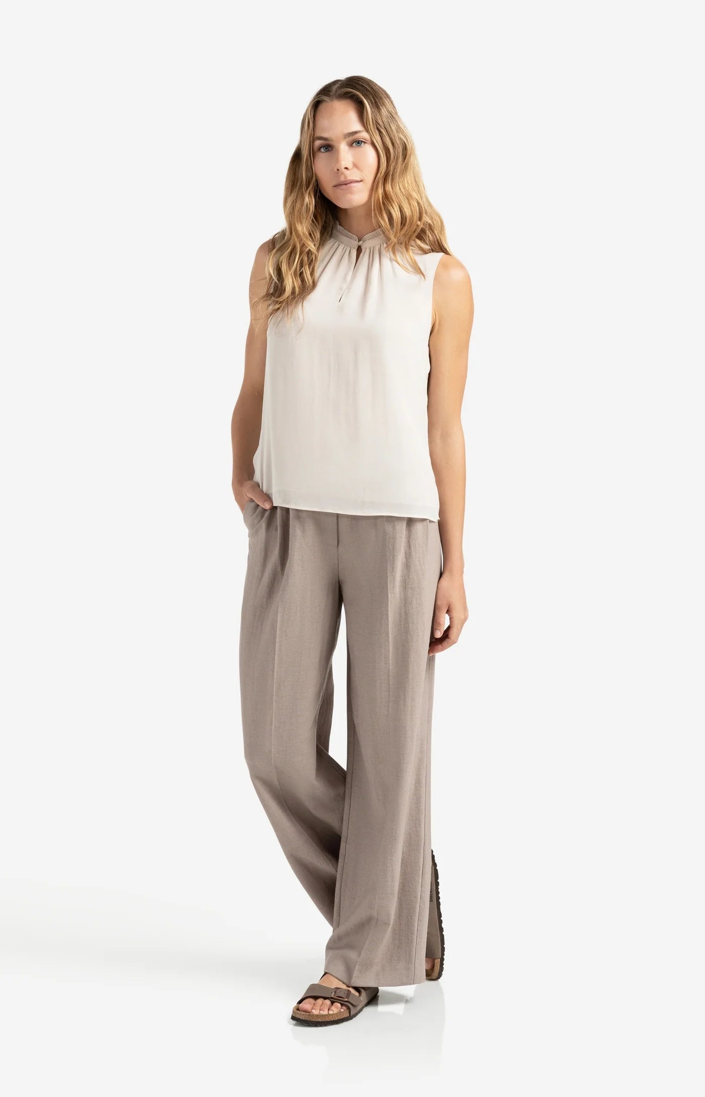 Structured Woven Trouser