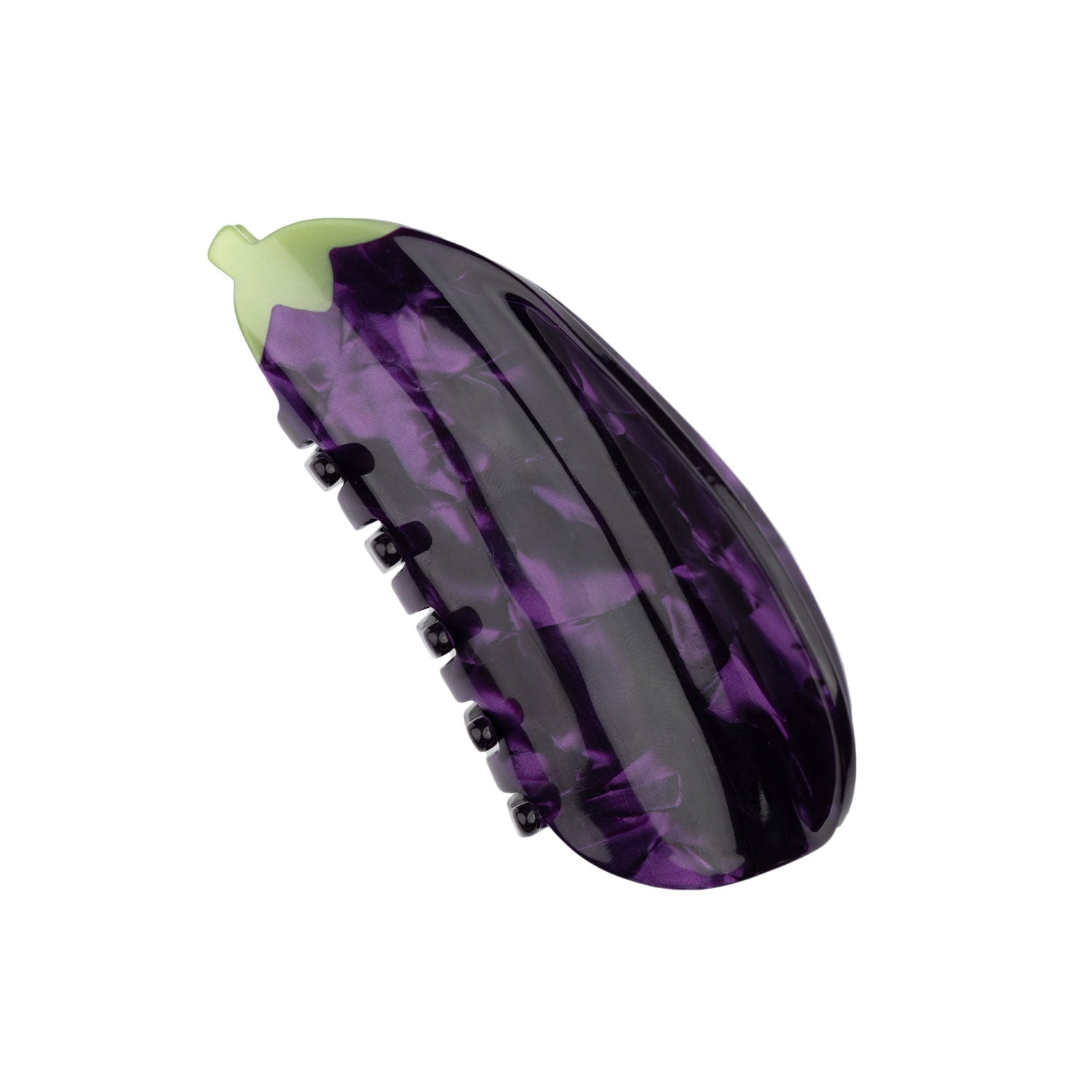 Eggplant Hair Claw