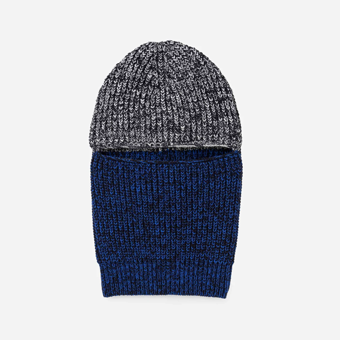 Ribbed Colourblock Balaclava