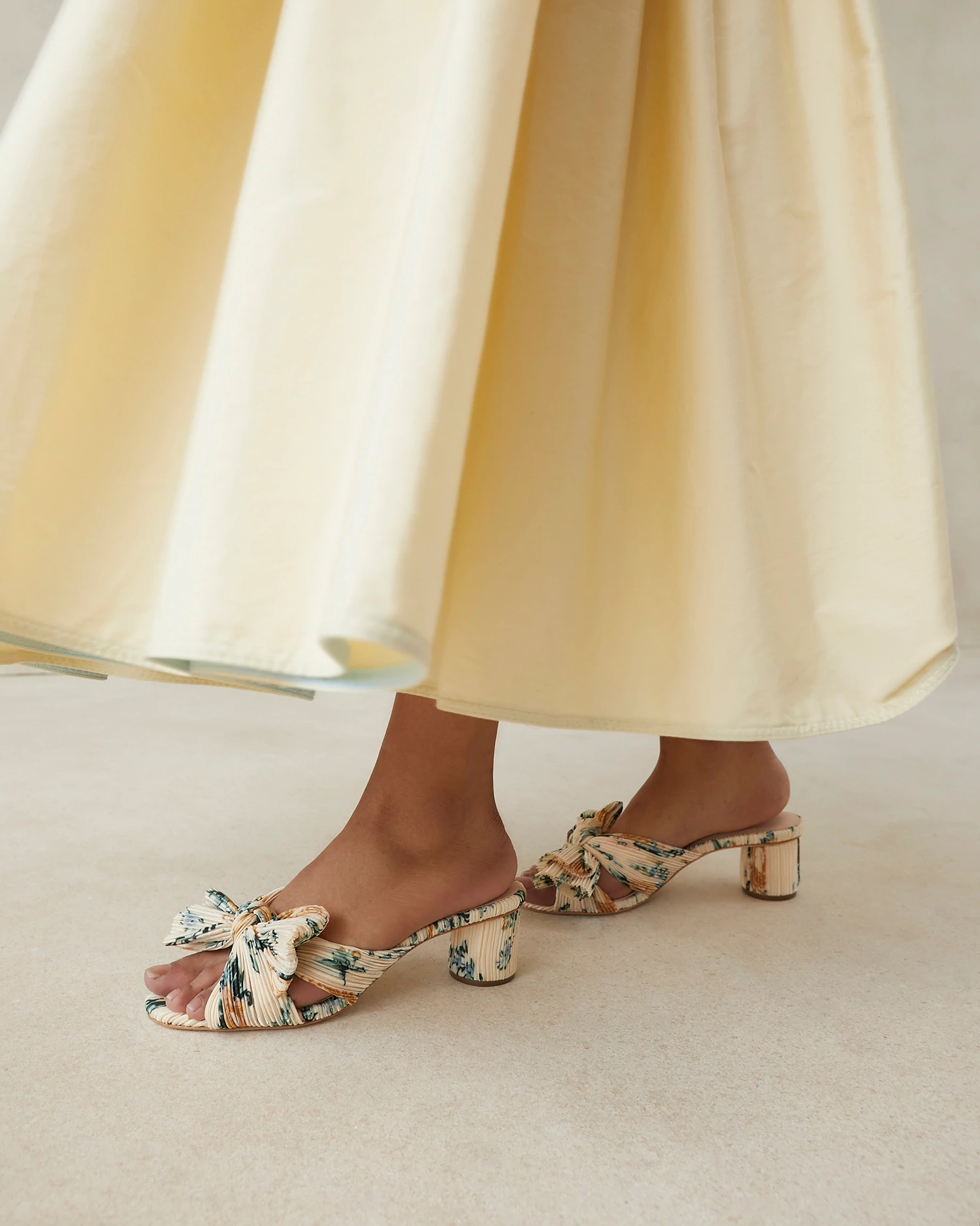 Emilia Pleated Knot Mule