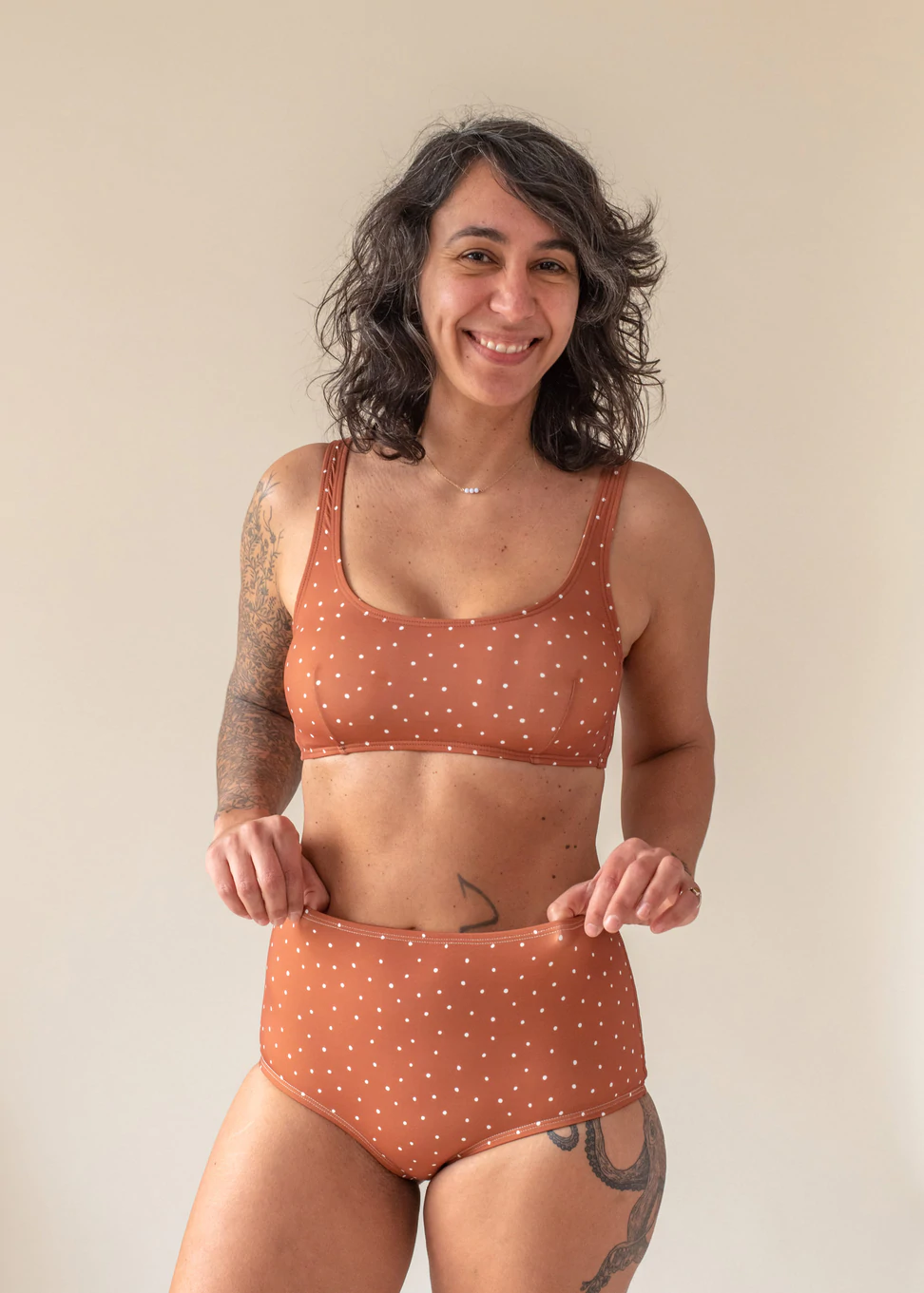 Lima Dots Bralette Bikini Top