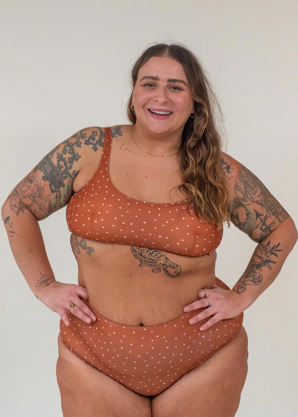 Lima Dots Bralette Bikini Top