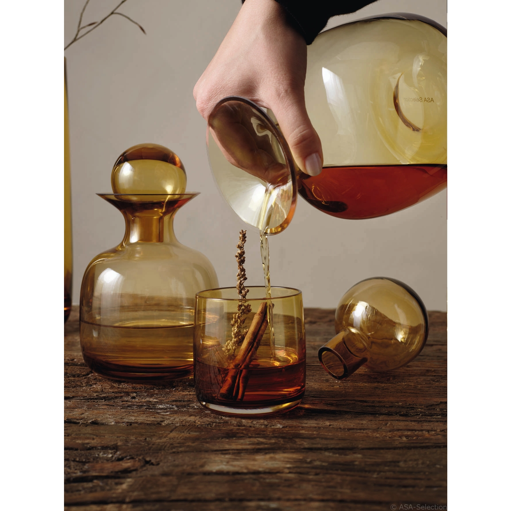 Sarabi Mouth Blown Square Carafe